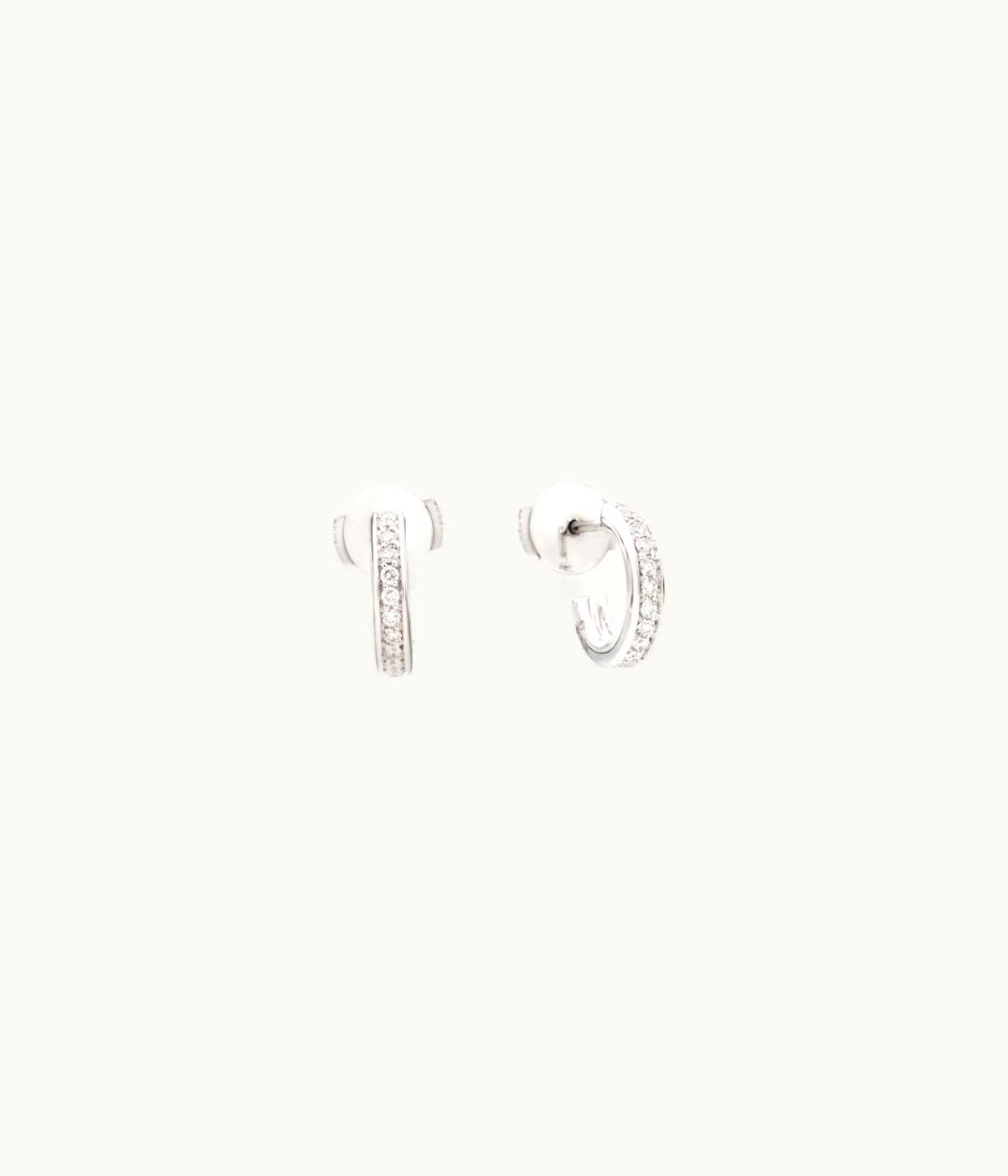 Pomellato Pomellato Earrings Pomellato Together White Gold,Gold Diamond, POB8110