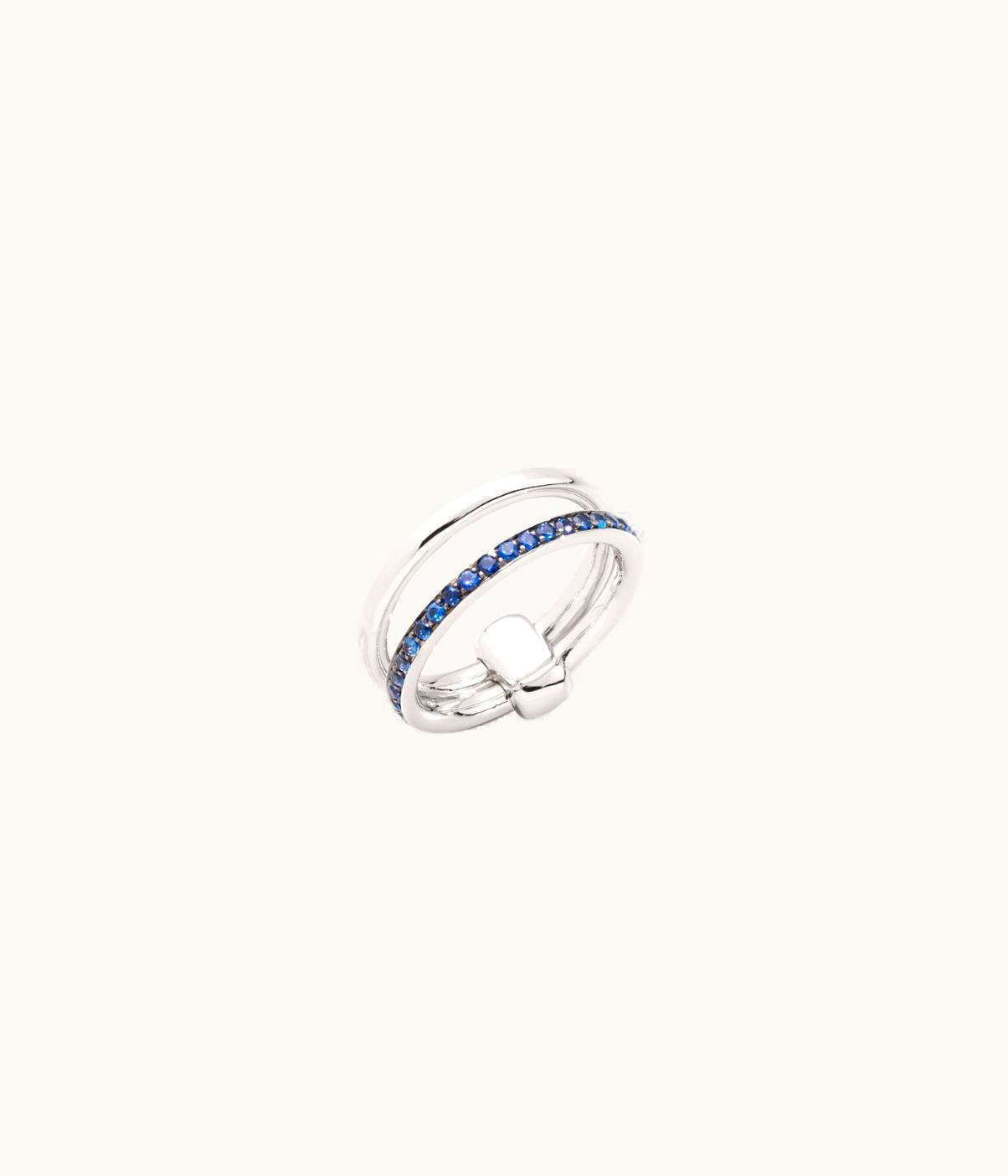 Pomellato Pomellato Ring Pomellato Together White Gold,Gold Sapphires,