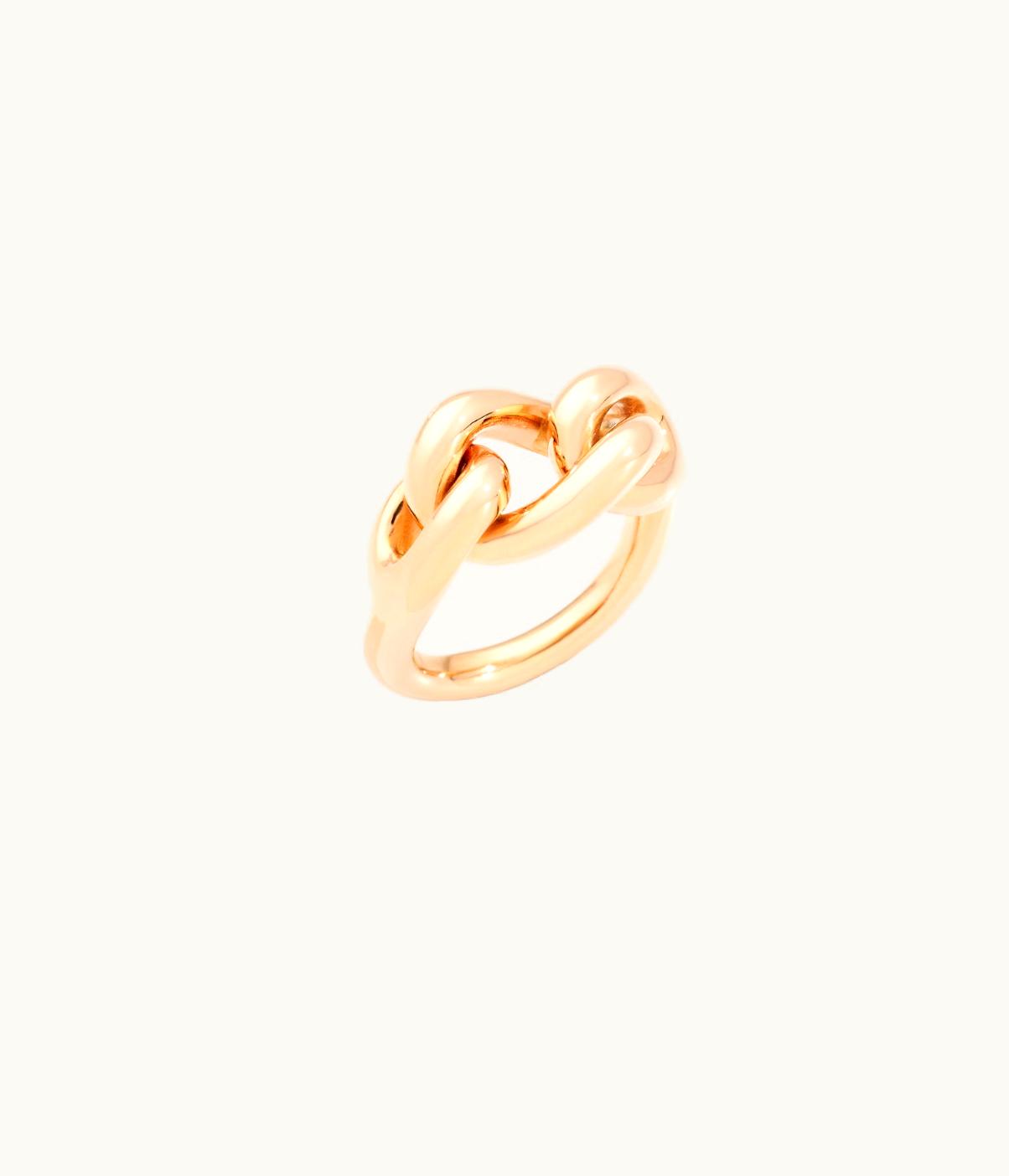 Pomellato Pomellato Ring Catene Rose Gold,Gold