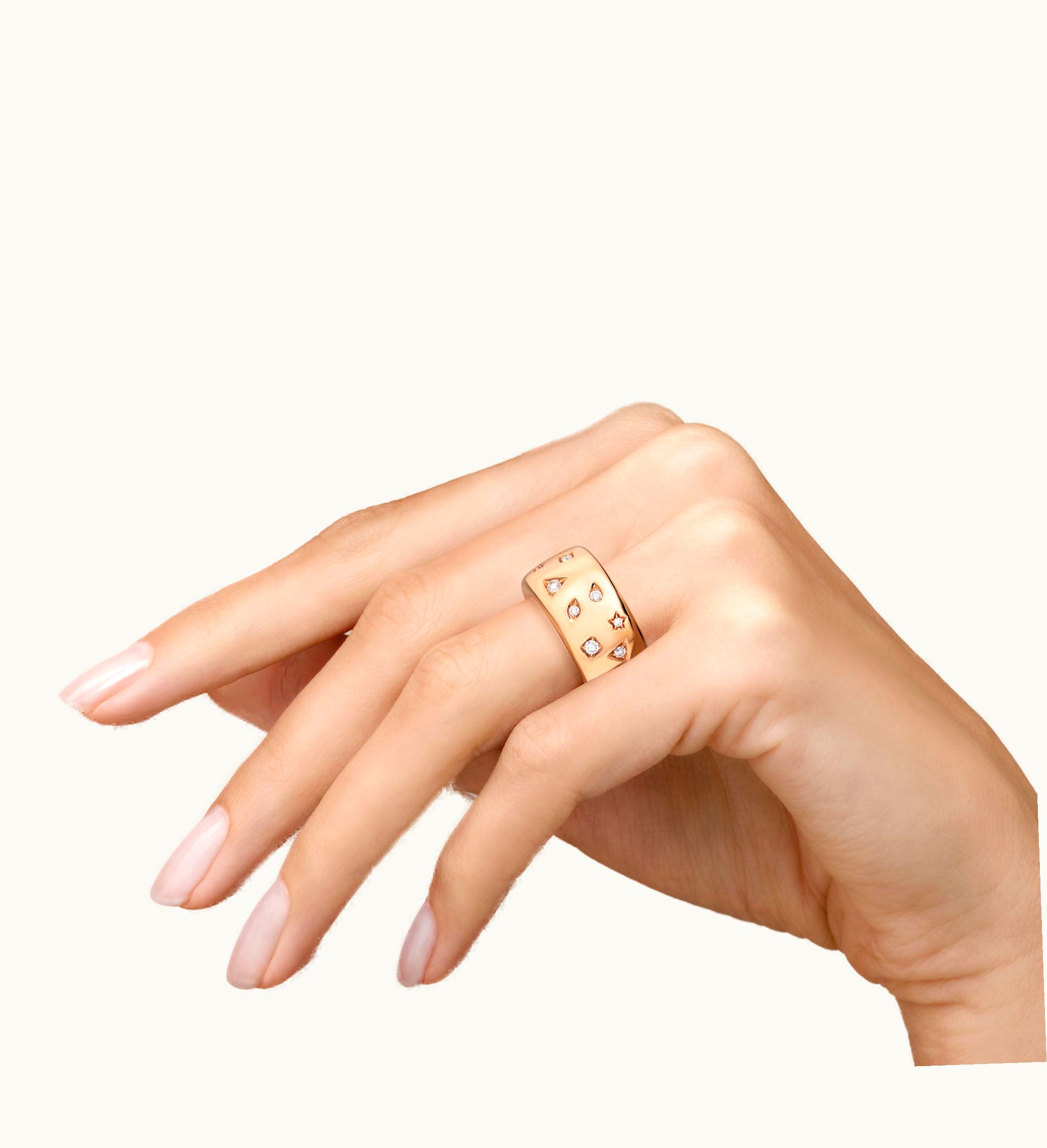 Pomellato Pomellato Ring Iconica White Gold,Gold Diamond, PAB7120