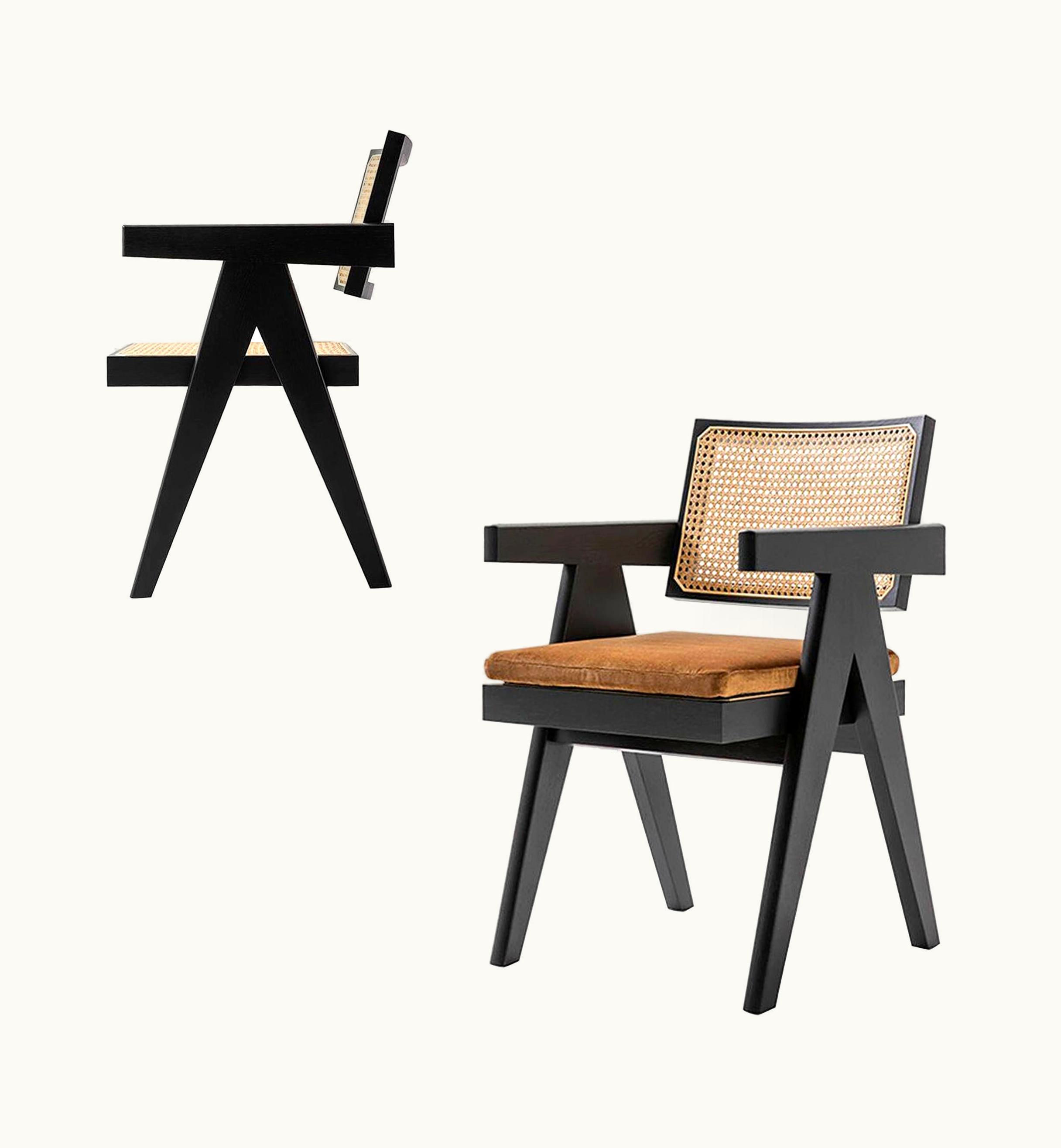 Pierre Jeanneret Pierre Jeanneret Set Of Two Pierre Jeanneret 051 Capitol Complex Office Chair By Cassina UZ0186782