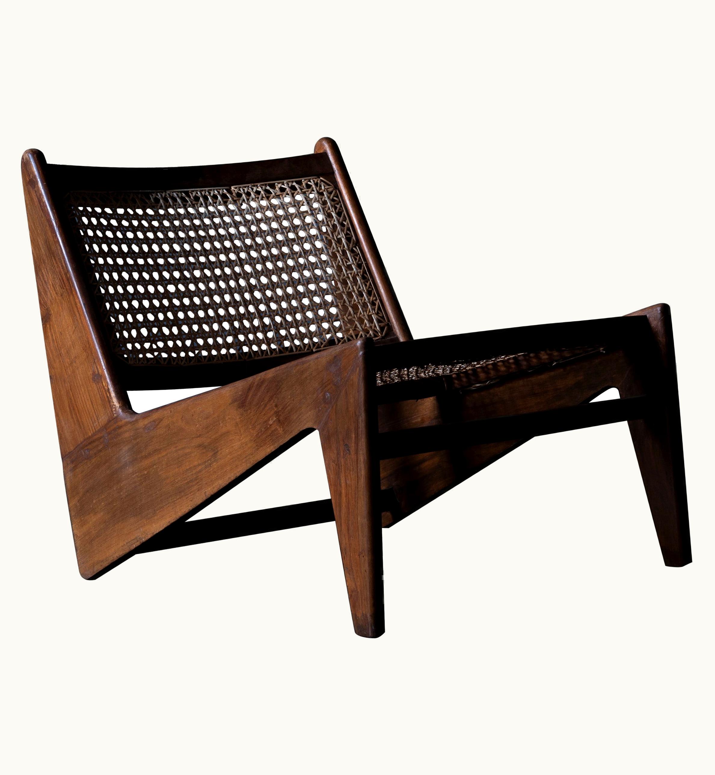 Pierre Jeanneret Pierre Jeanneret Kangaroo Chair, Circa 1950s, Chandigarh, India UZ0186807
