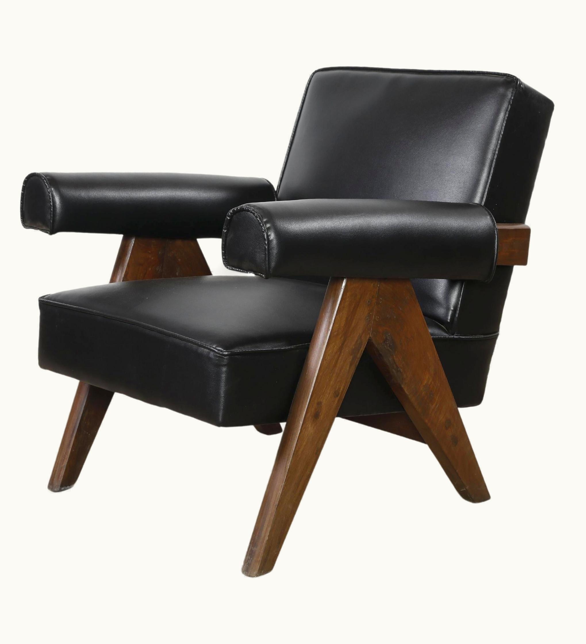 Pierre Jeanneret Pierre Jeanneret PJ-SI-32-A Sofa Chair / Authentic Mid-Century Modern UZ0186833