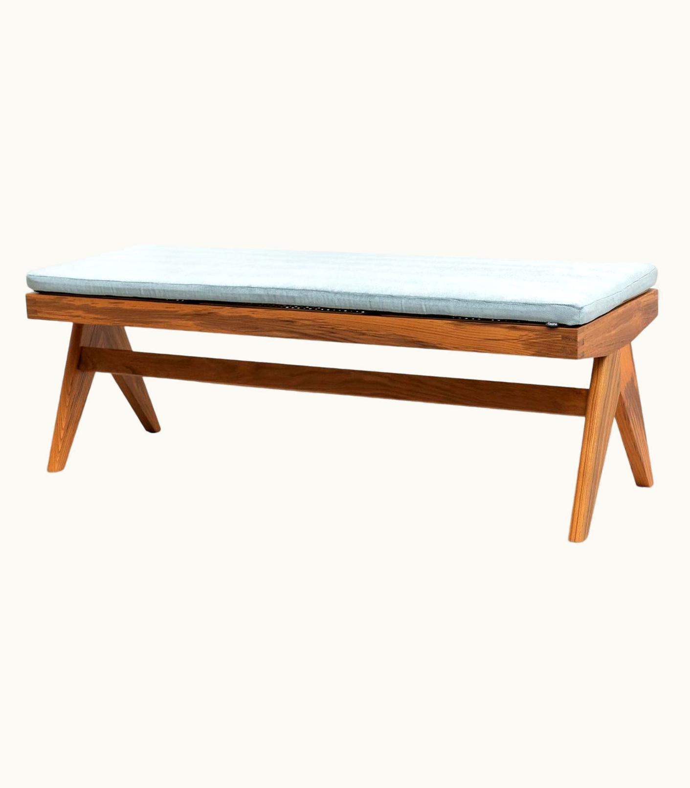 Pierre Jeanneret Pierre Jeanneret Civil Bench, Wood And Woven Viennese Cane By Cassina UZ0186848