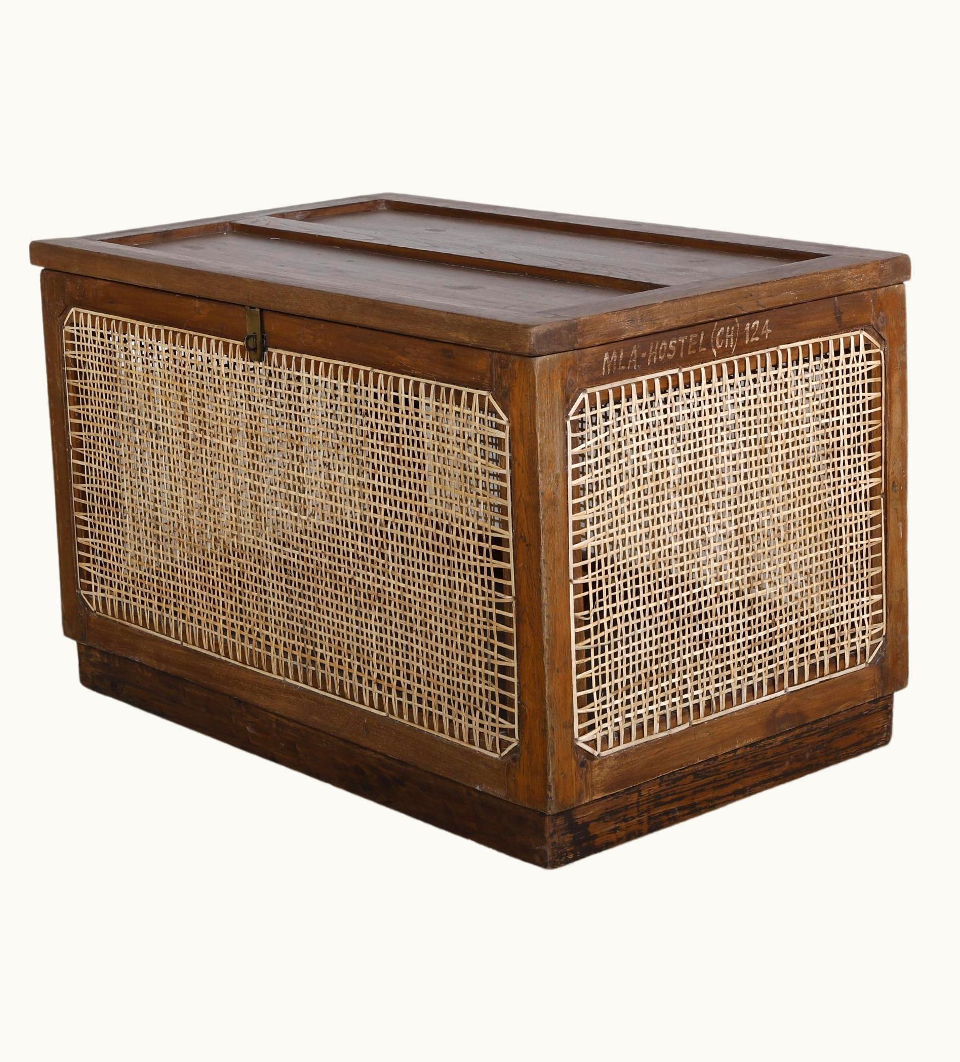 Pierre Jeanneret Pierre Jeanneret PJ-R-23-A Linen Box / Authentic Mid-Century Modern