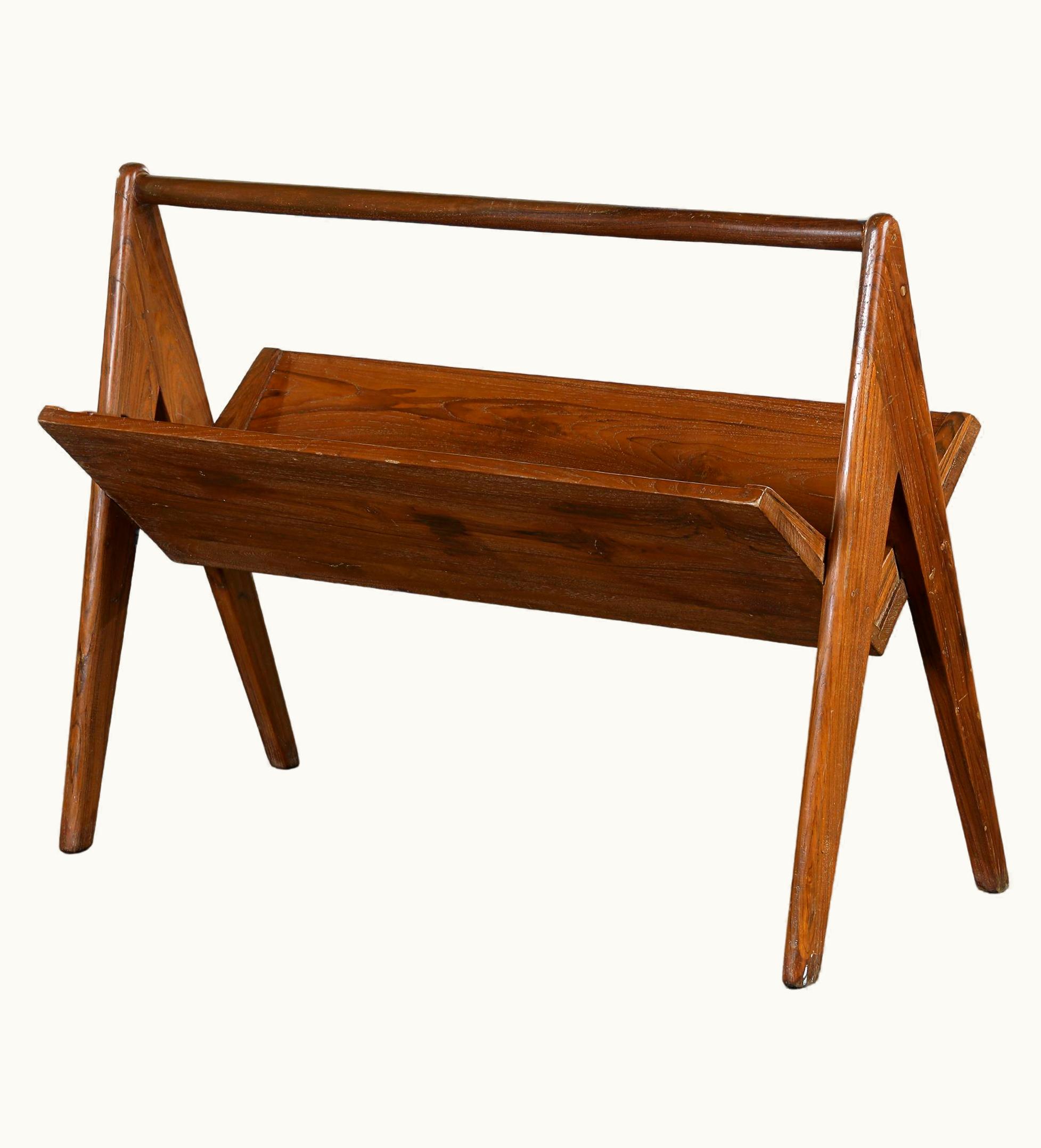 Pierre Jeanneret Pierre Jeanneret PJ-R-07-A Portable Book Rack / Authentic Mid-Century Modern