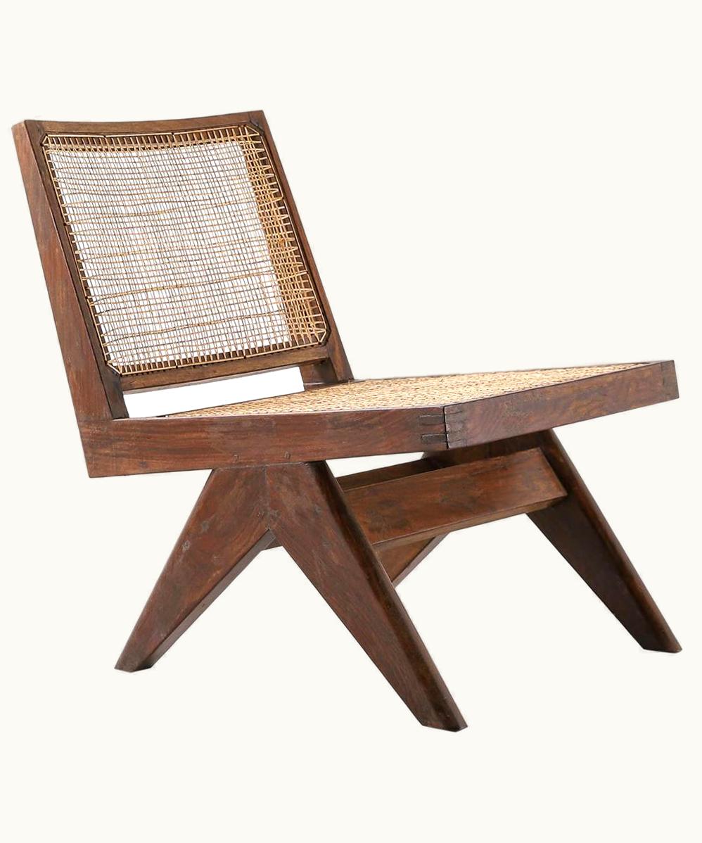 Pierre Jeanneret Pierre Jeanneret 'Armless Easy Chair', Model No. PJ-SI-35-A