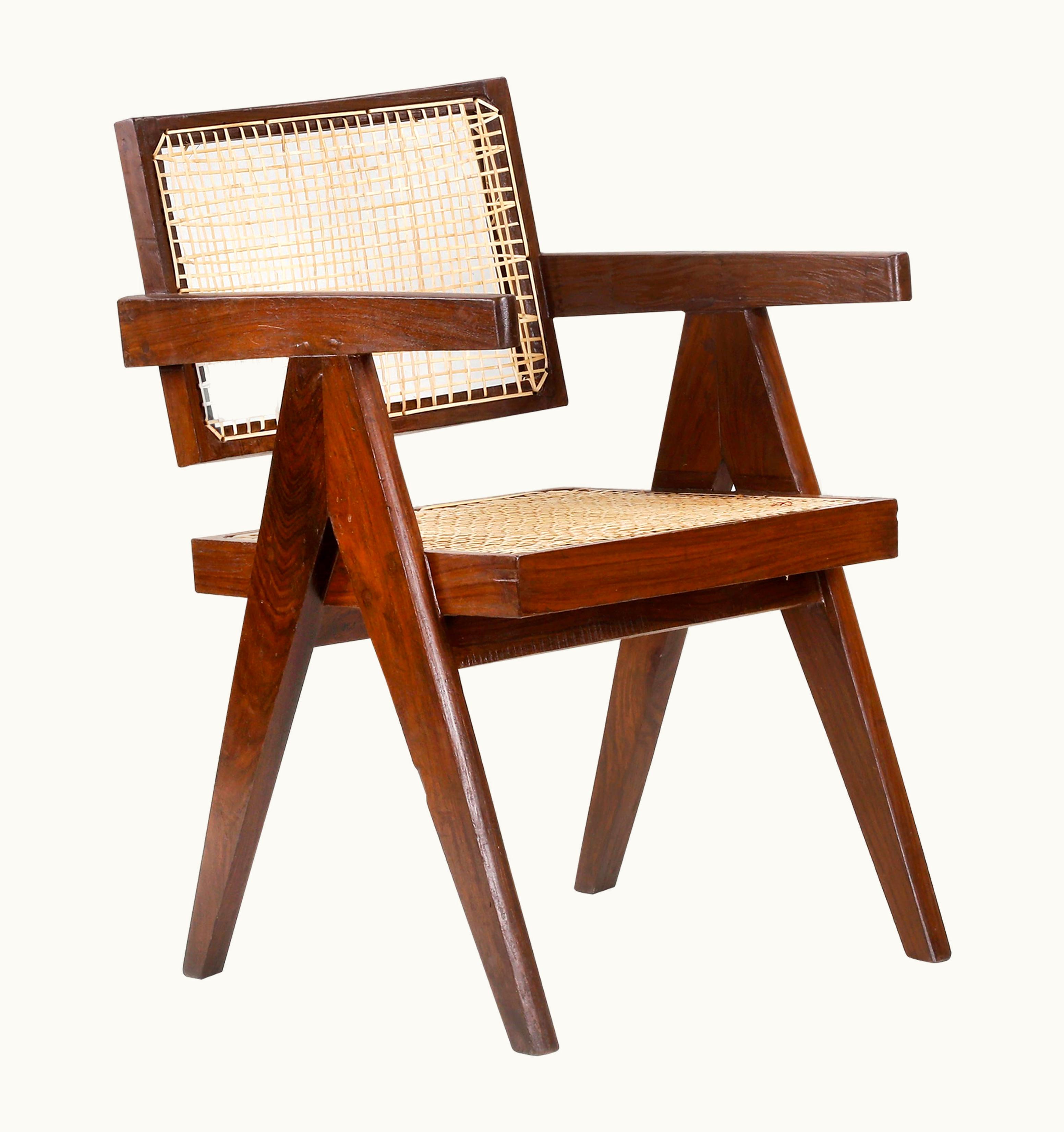 Pierre Jeanneret Pierre Jeanneret Office Cane Chair PJ-SI-28-A 'Authentic' UZ0186947