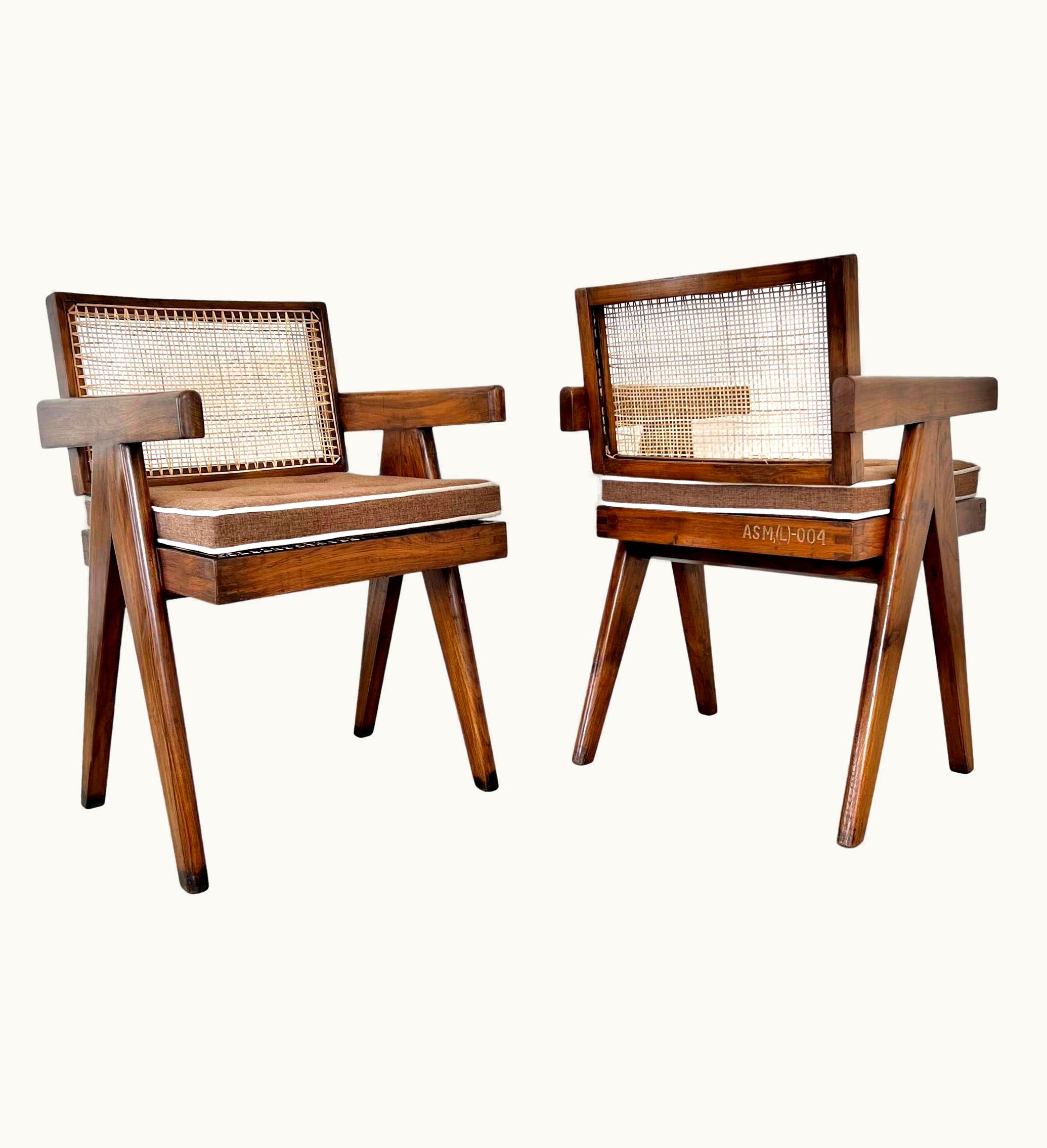 Pierre Jeanneret Pierre Jeanneret Office Chairs, 1950s Chandigargh UZ0186972