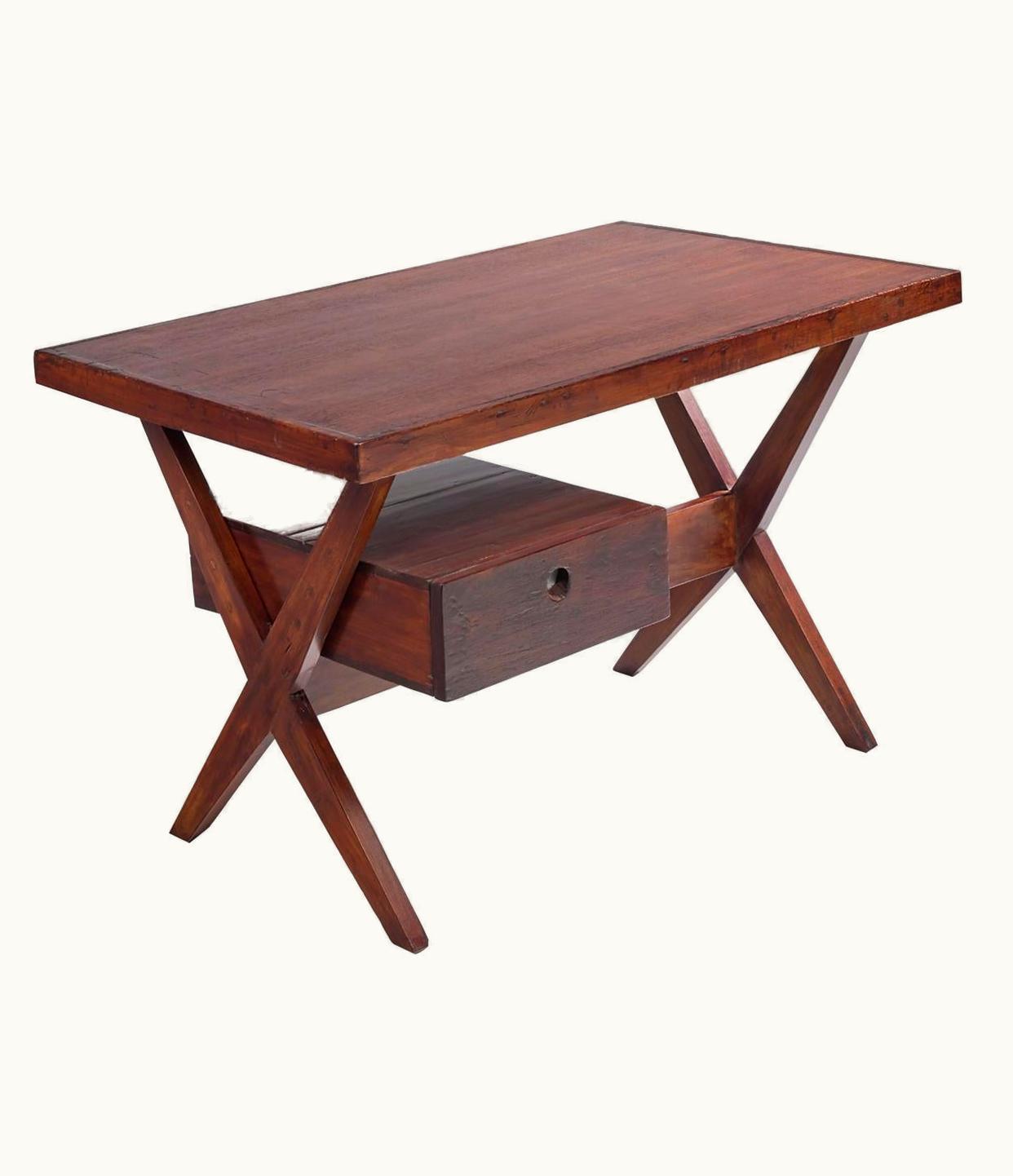 Pierre Jeanneret Pierre Jeanneret, Desk PJ-TA-12-B, Circa 1960