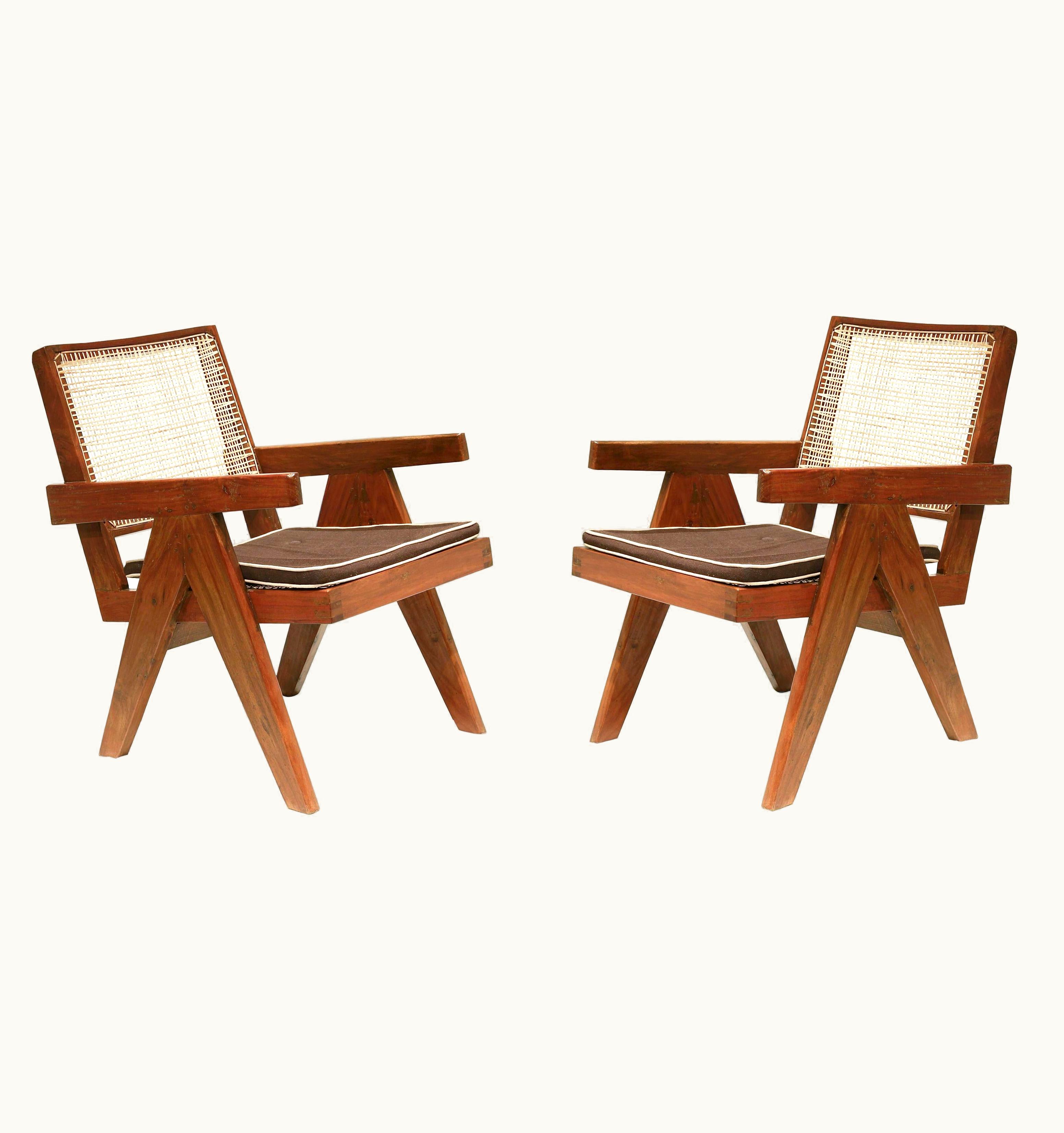 Pierre Jeanneret Pierre Jeanneret Lounge Chairs