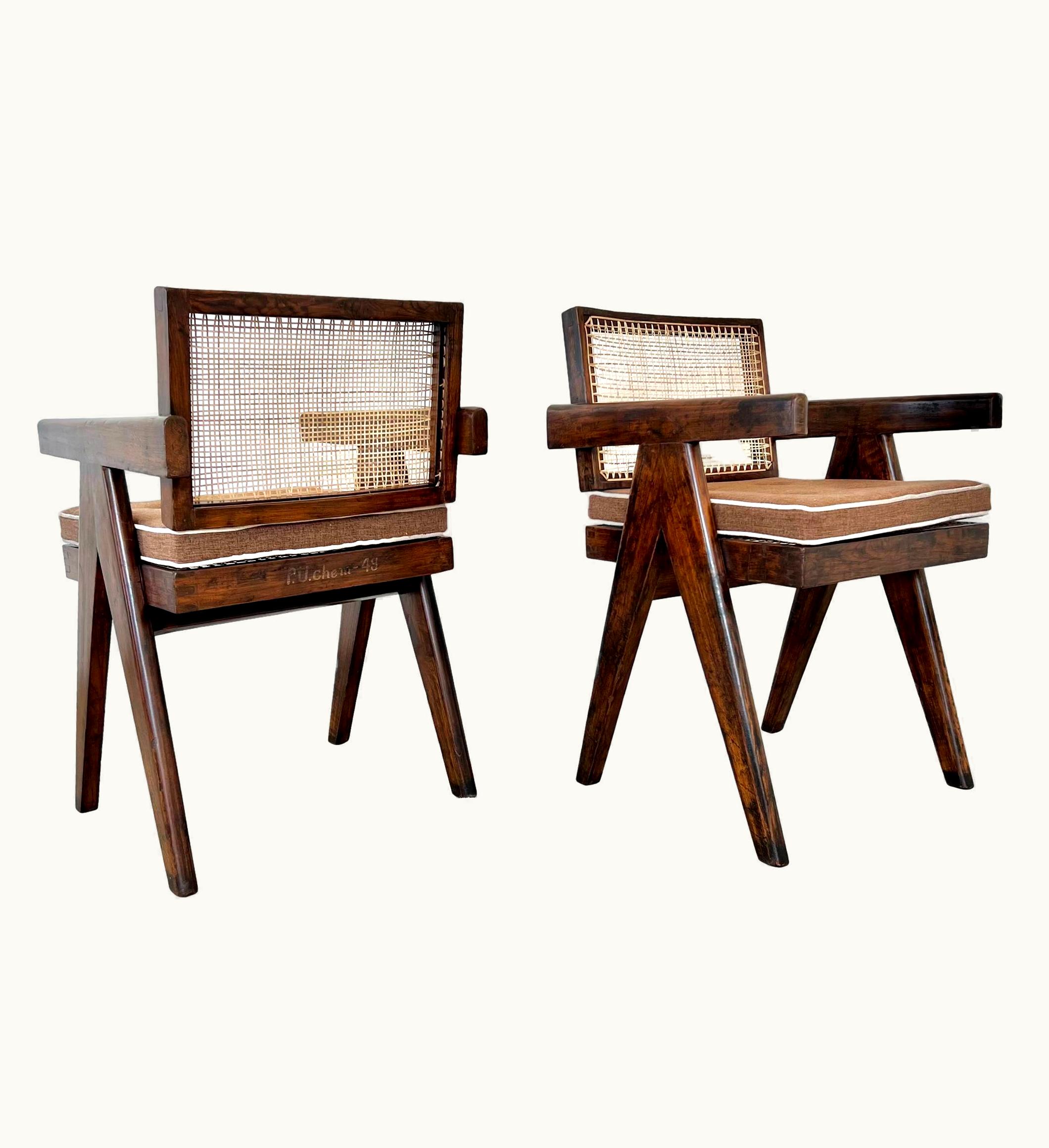 Pierre Jeanneret Pierre Jeanneret Office Chairs, 1950s Chandigargh UZ0187007