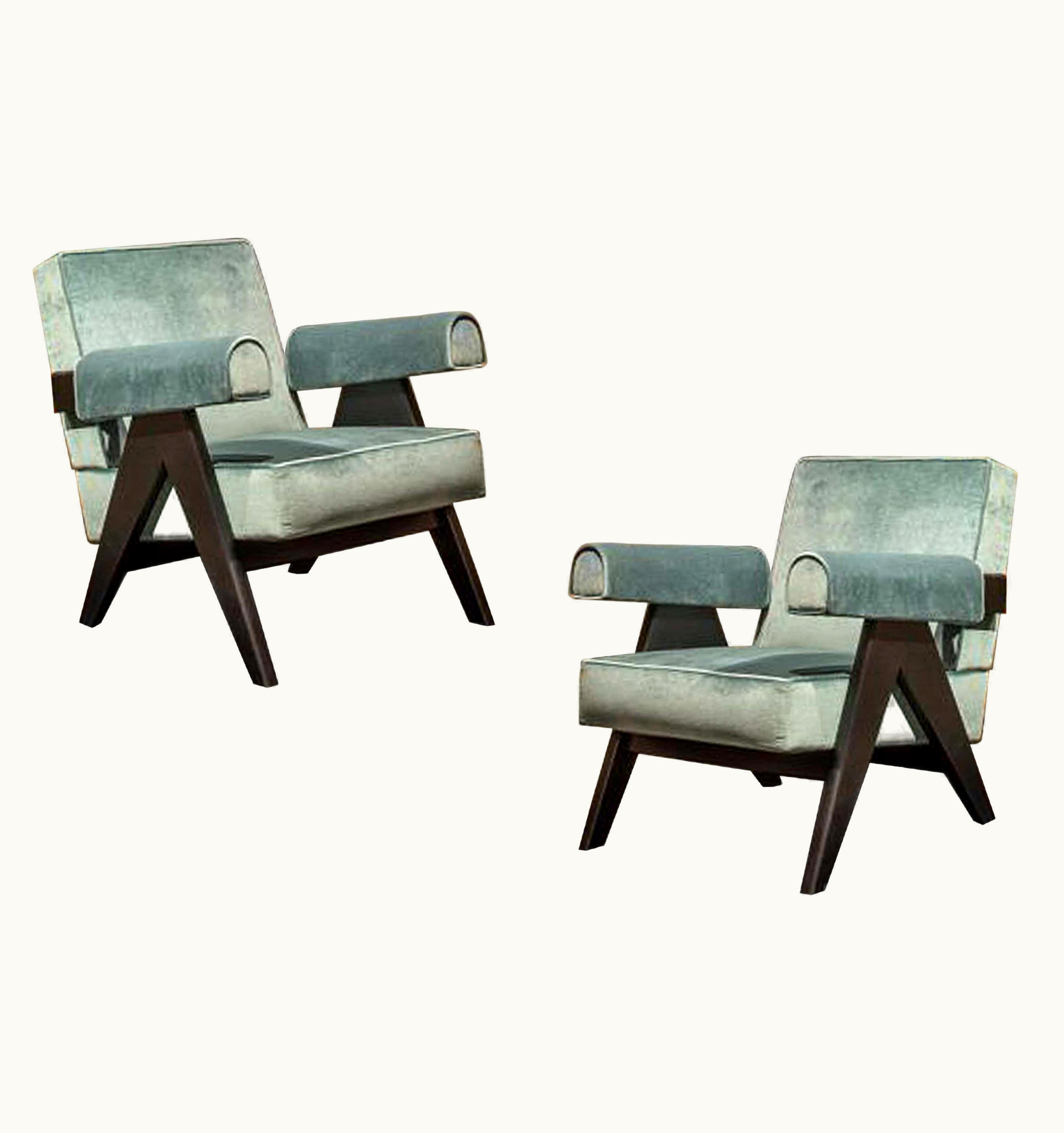 Pierre Jeanneret Pierre Jeanneret Set Of Two 053 Capitol Complex Armchair By Pierre Jeanneret For Cassina