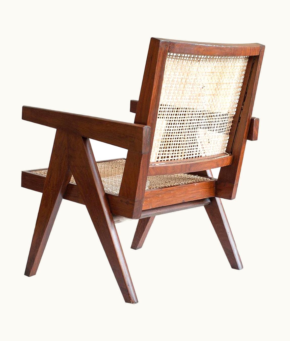 Pierre Jeanneret Pierre Jeanneret PJ-SI-29-A Easy Cane Chair / Authentic Mid-Century Modern UZ0187014
