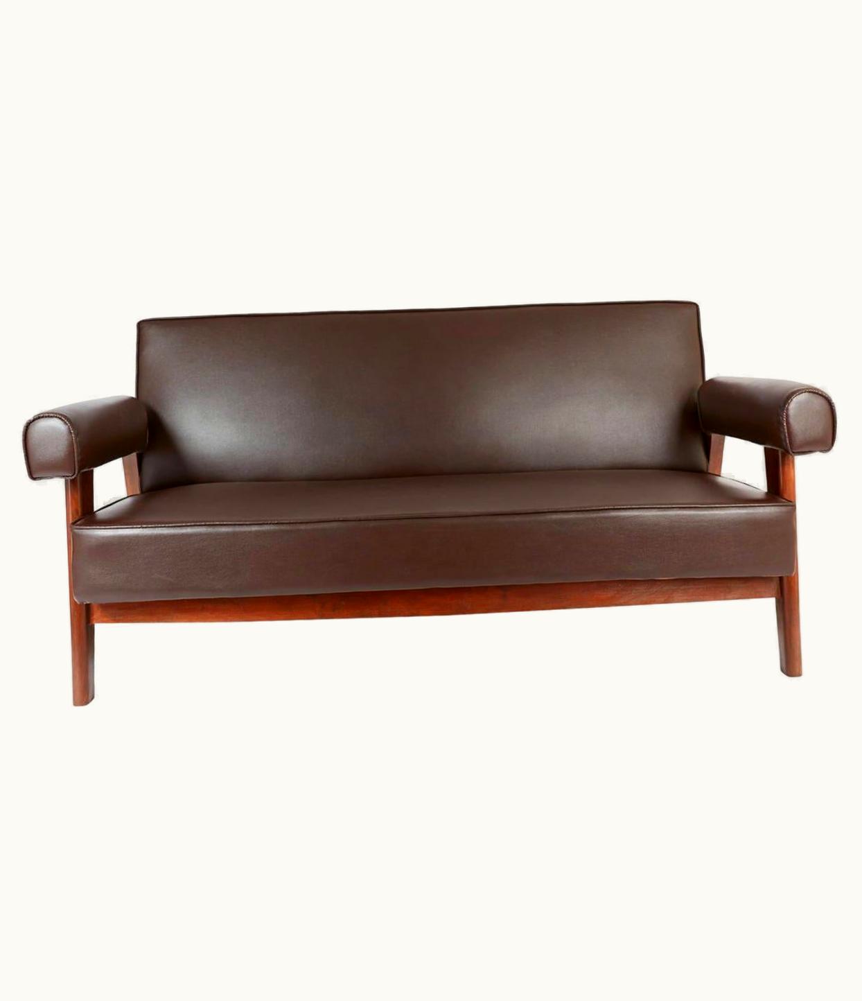 Pierre Jeanneret;Le Corbusier Rare Advocate Sofa By Le Corbusier And Pierre Jeanneret 'PJ-SI-42-B'