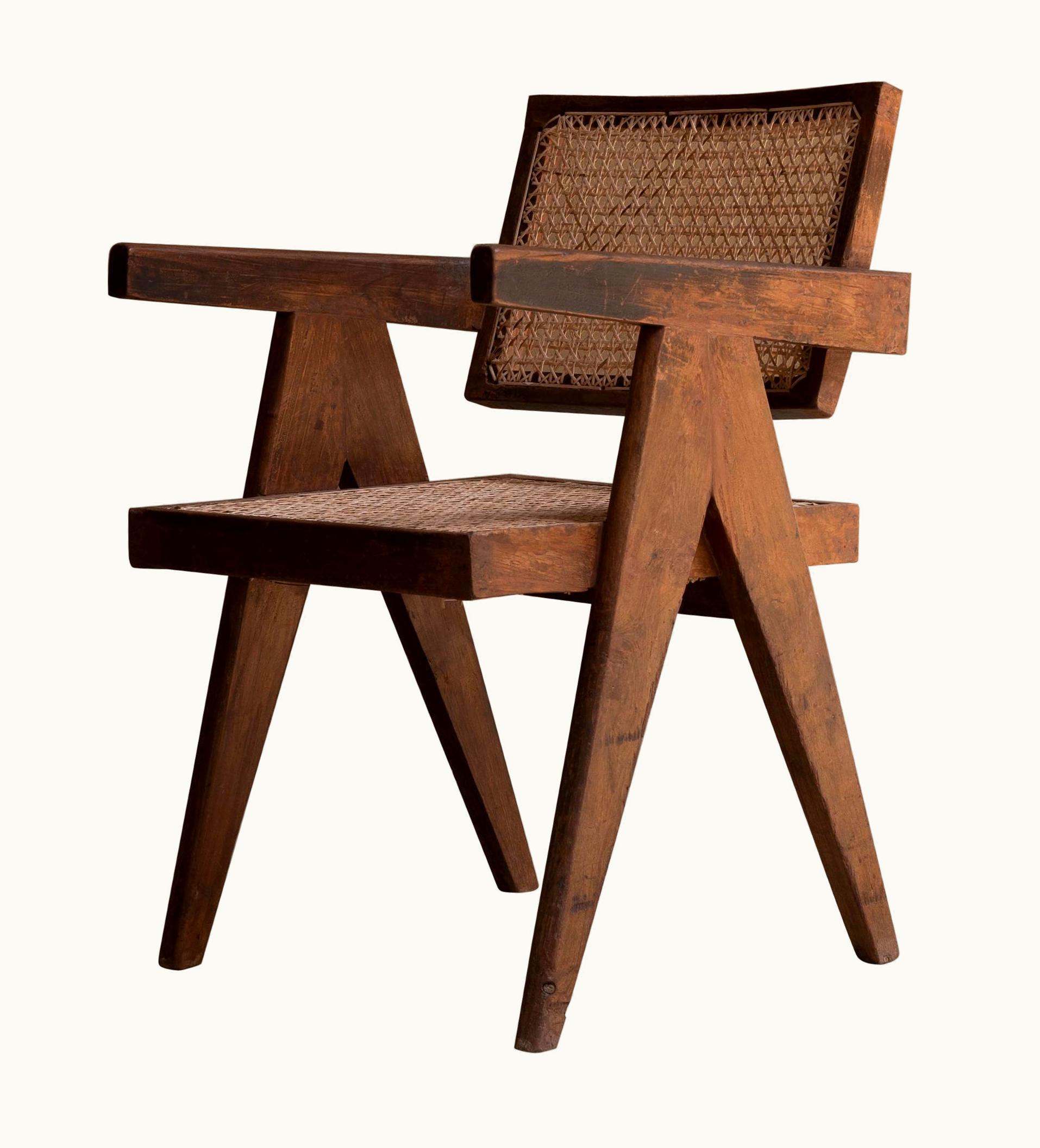 Pierre Jeanneret Pierre Jeanneret Office Chair, Circa 1955-56, Chandigarh, India UZ0187042