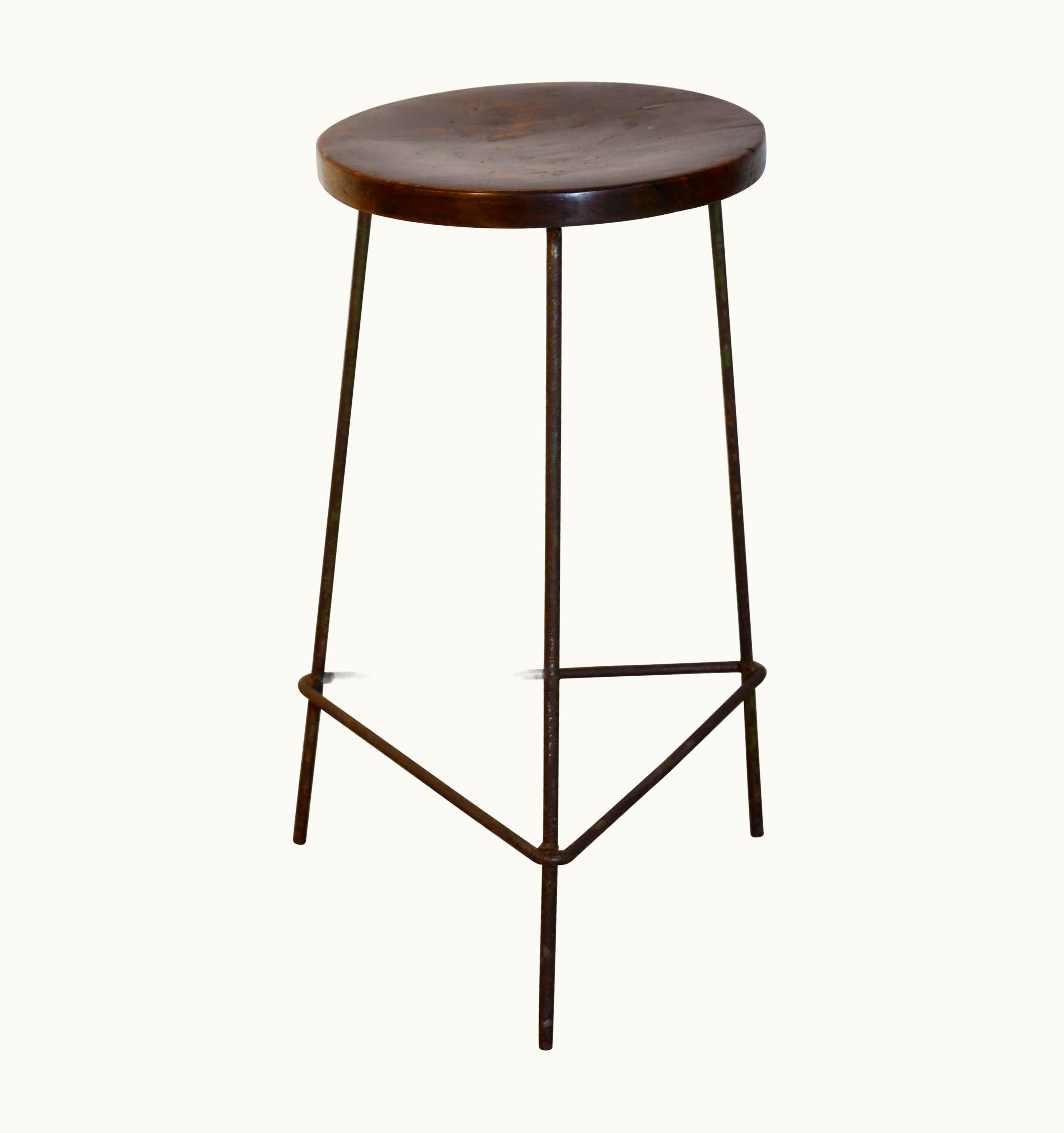 Pierre Jeanneret Pierre Jeanneret PJ-SI-58-A Stool / Authentic Mid-Century Modern Chandigarh