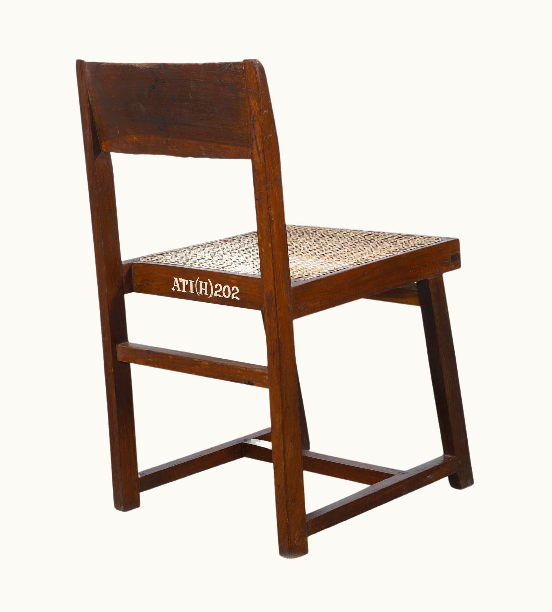 Pierre Jeanneret Pierre Jeanneret PJ-SI-54-A Box Chair / Authentic Mid-Century Modern