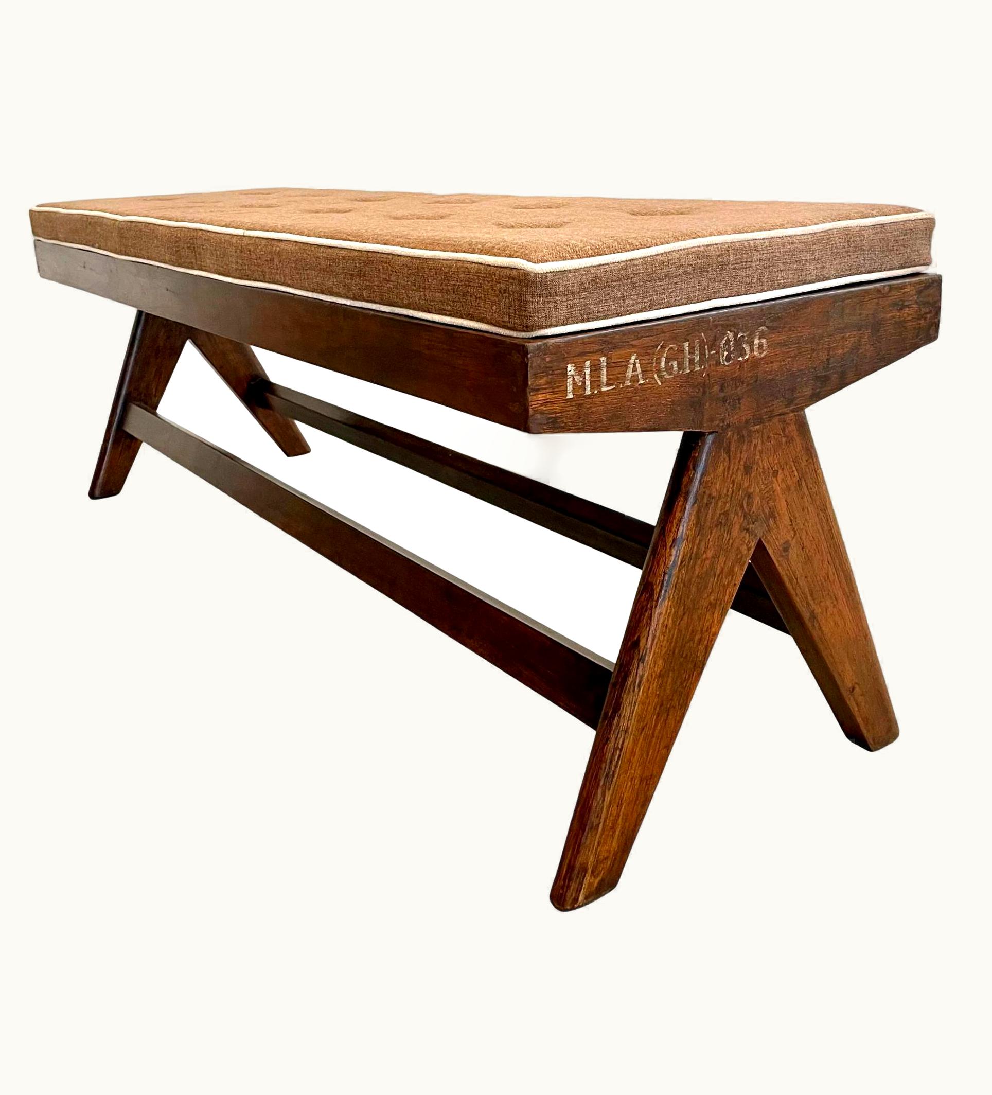 Pierre Jeanneret Pierre Jeanneret Bench, 1950s Chandigargh