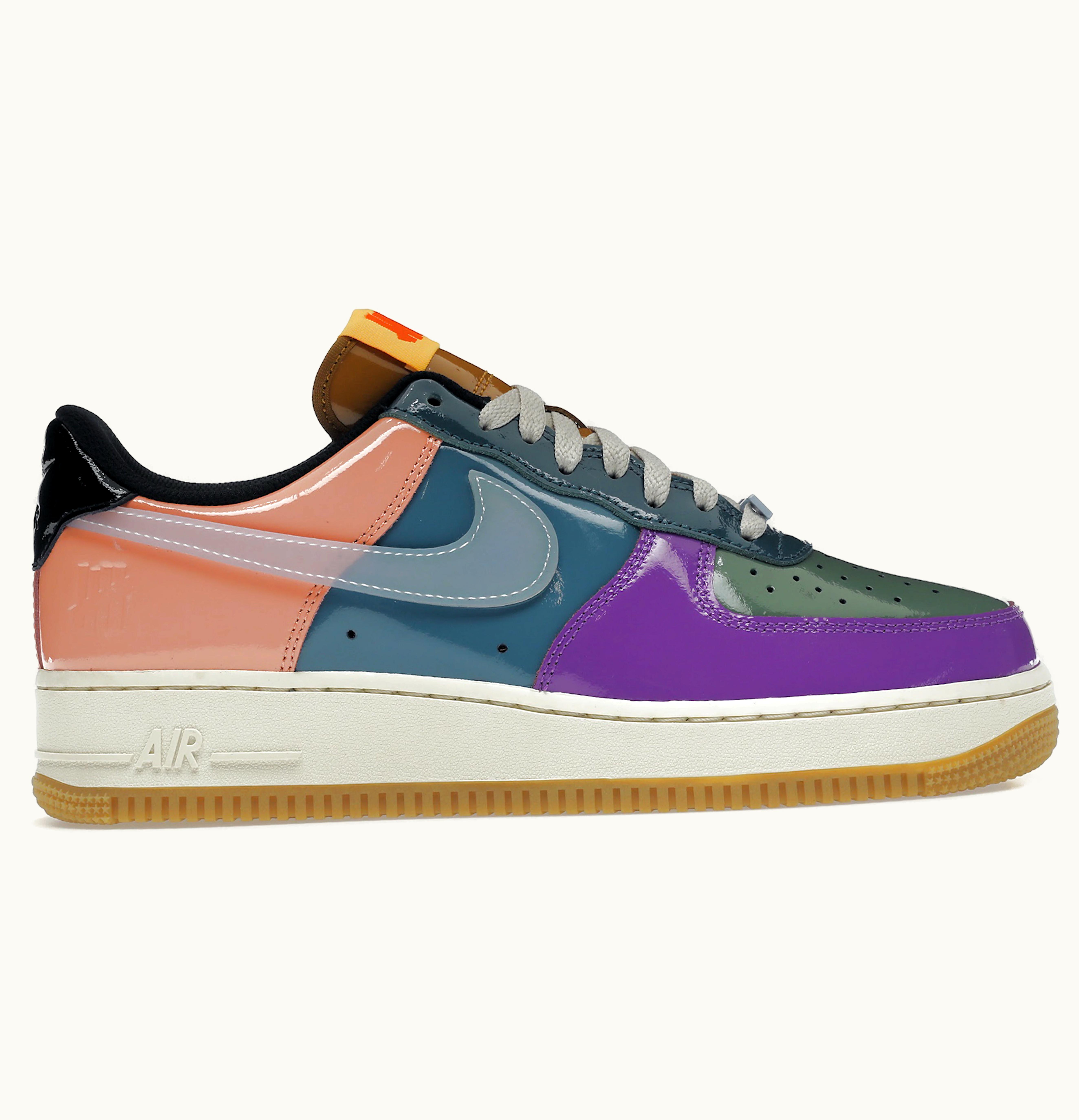 Nike Nike Air Force 1 Low Undefeated Multi Patent Purple Green