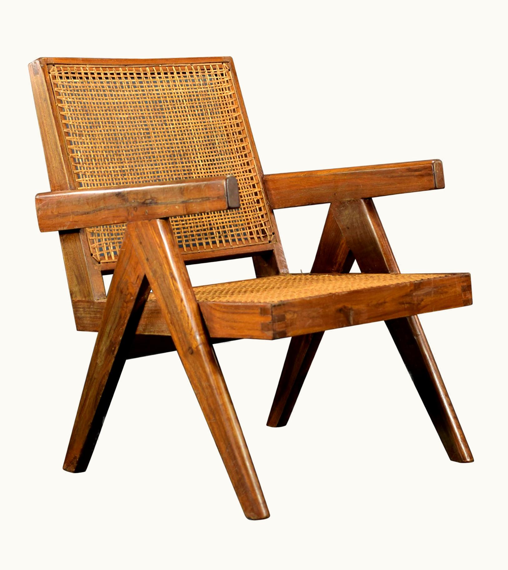 Pierre Jeanneret Pierre Jeanneret Easy Chair Authentic Mid-Century Modern PJ-SI-29-A