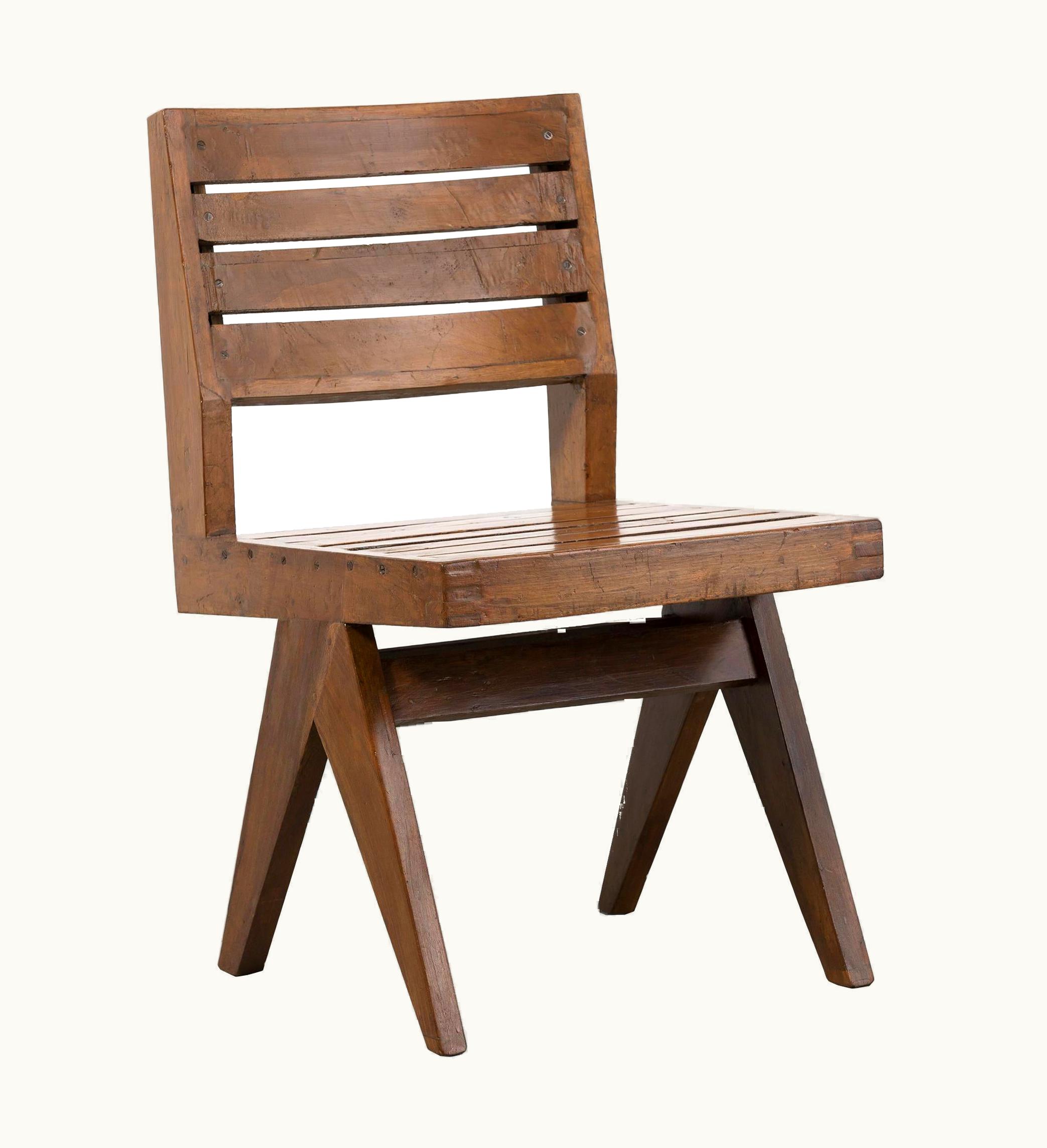 Pierre Jeanneret Pierre Jeanneret, Type Chair, Ca. 1958-59