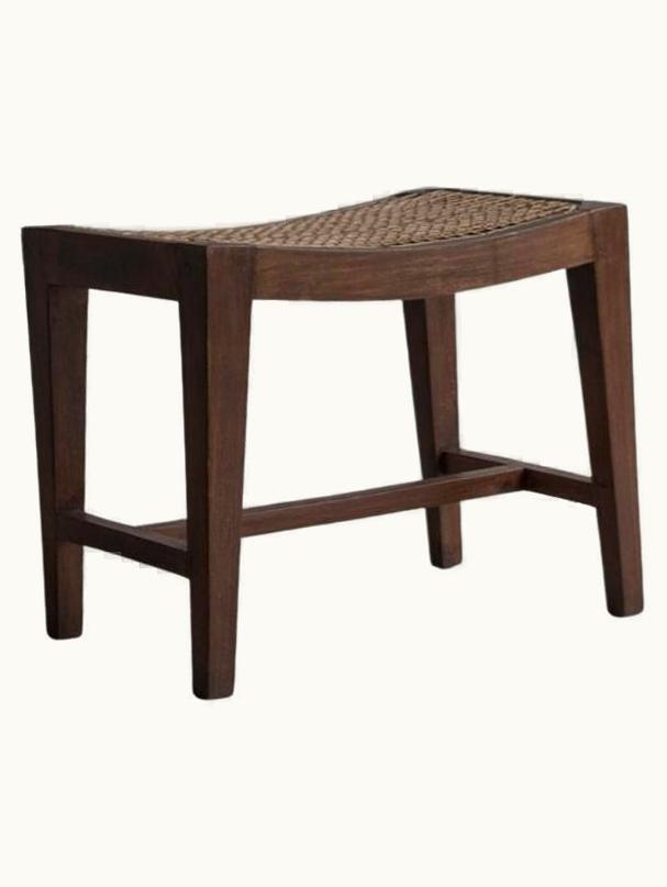 Pierre Jeanneret Pierre Jeanneret - Authentic PJ-SI-24-A Footstool - Teak - Origin Chandigarh