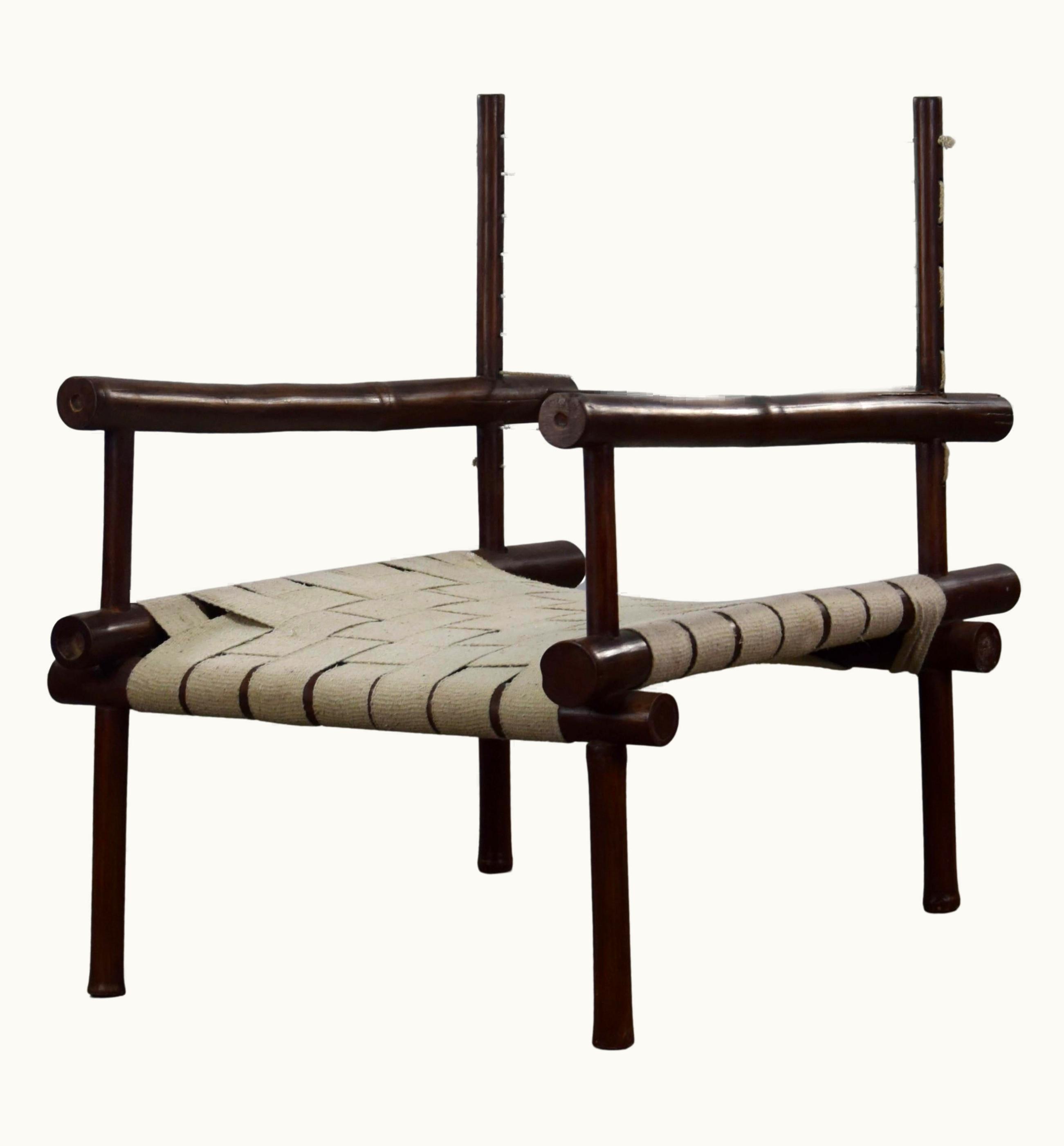 Pierre Jeanneret Pierre Jeanneret PJ-SI-01-C Bamboo Armchair / Mid-Century Modern Chandigarh