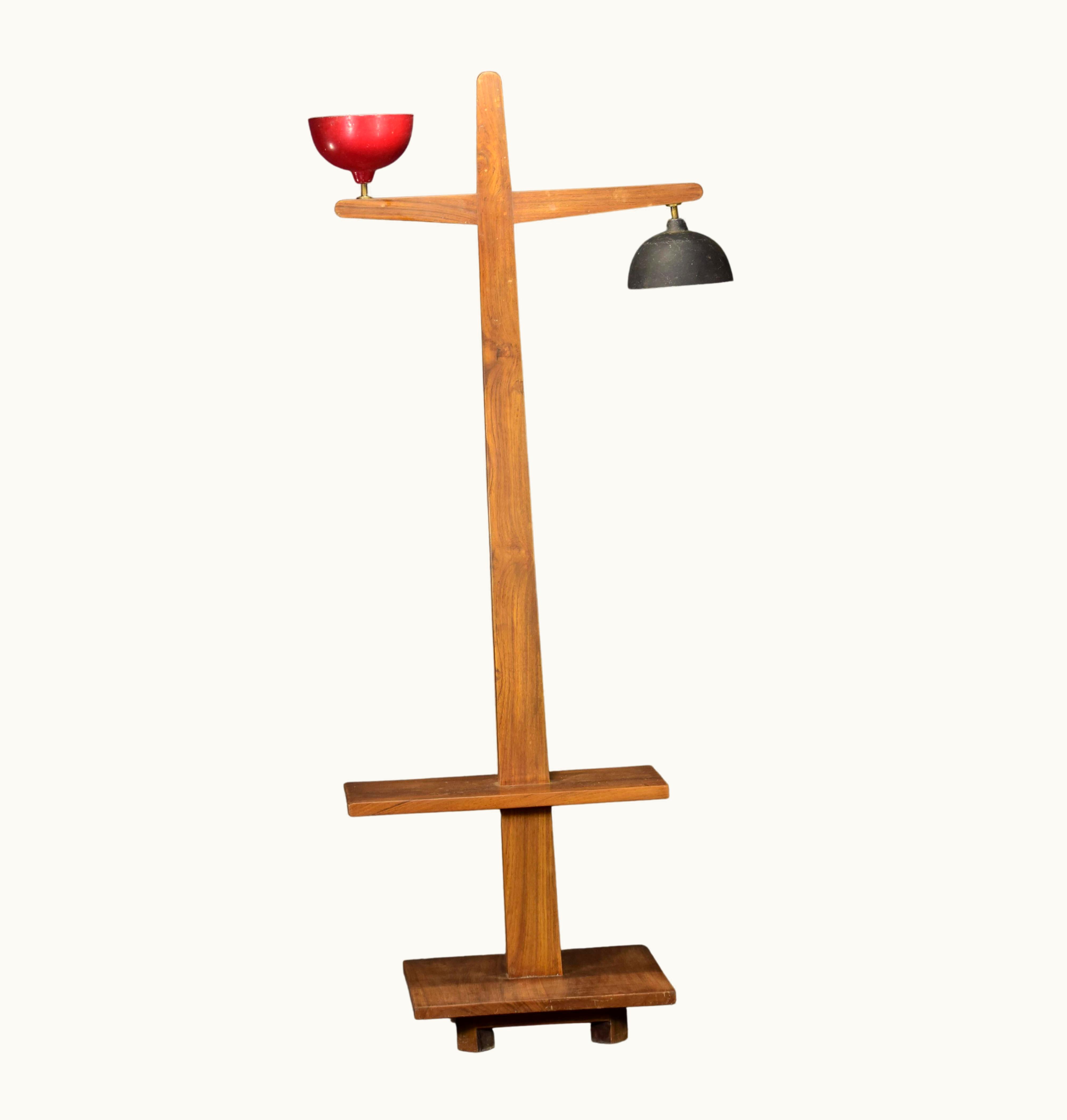 Pierre Jeanneret Pierre Jeanneret PJ/JM/EC-LU-04-B Standard Lamp / Authentic Mid-Century Modern