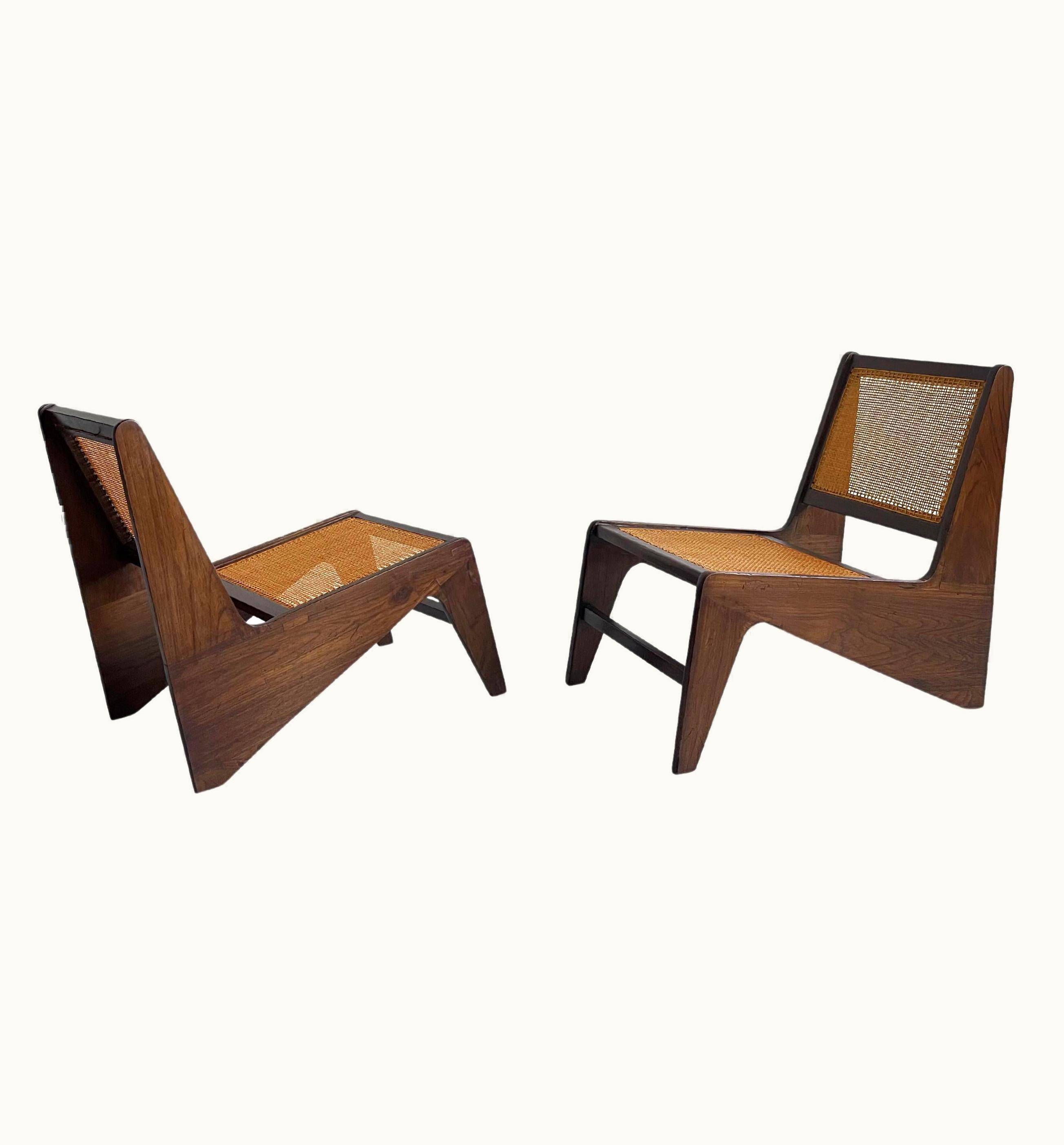 Pierre Jeanneret Pierre Jeanneret Set Of 2, Pierre Jeanneret Kangaroo Chairs