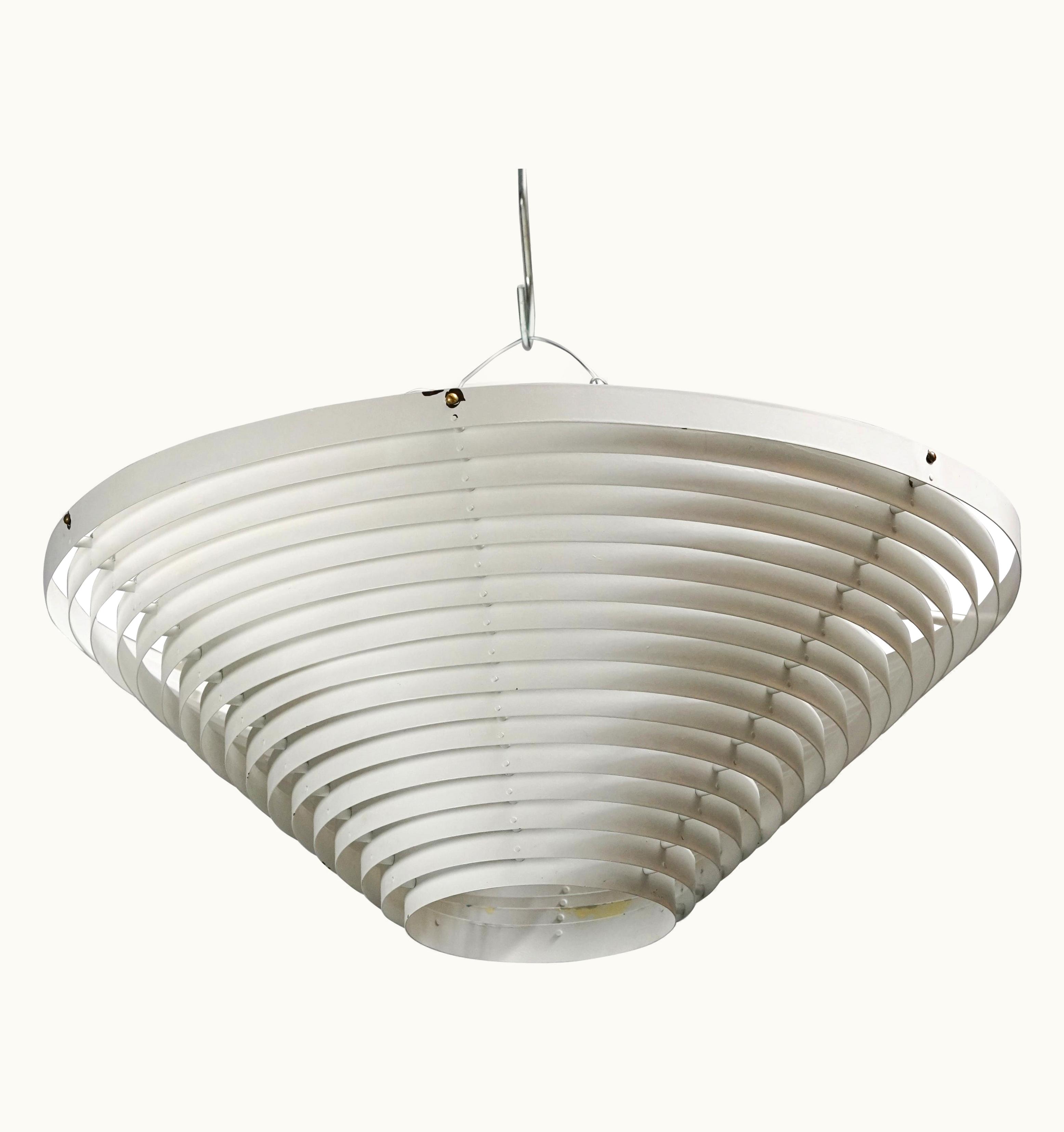 Alvar Aalto Alvar Aalto Flush Mount Light Model A622b By Alvar Aalto For Valaistustyö, 1950s