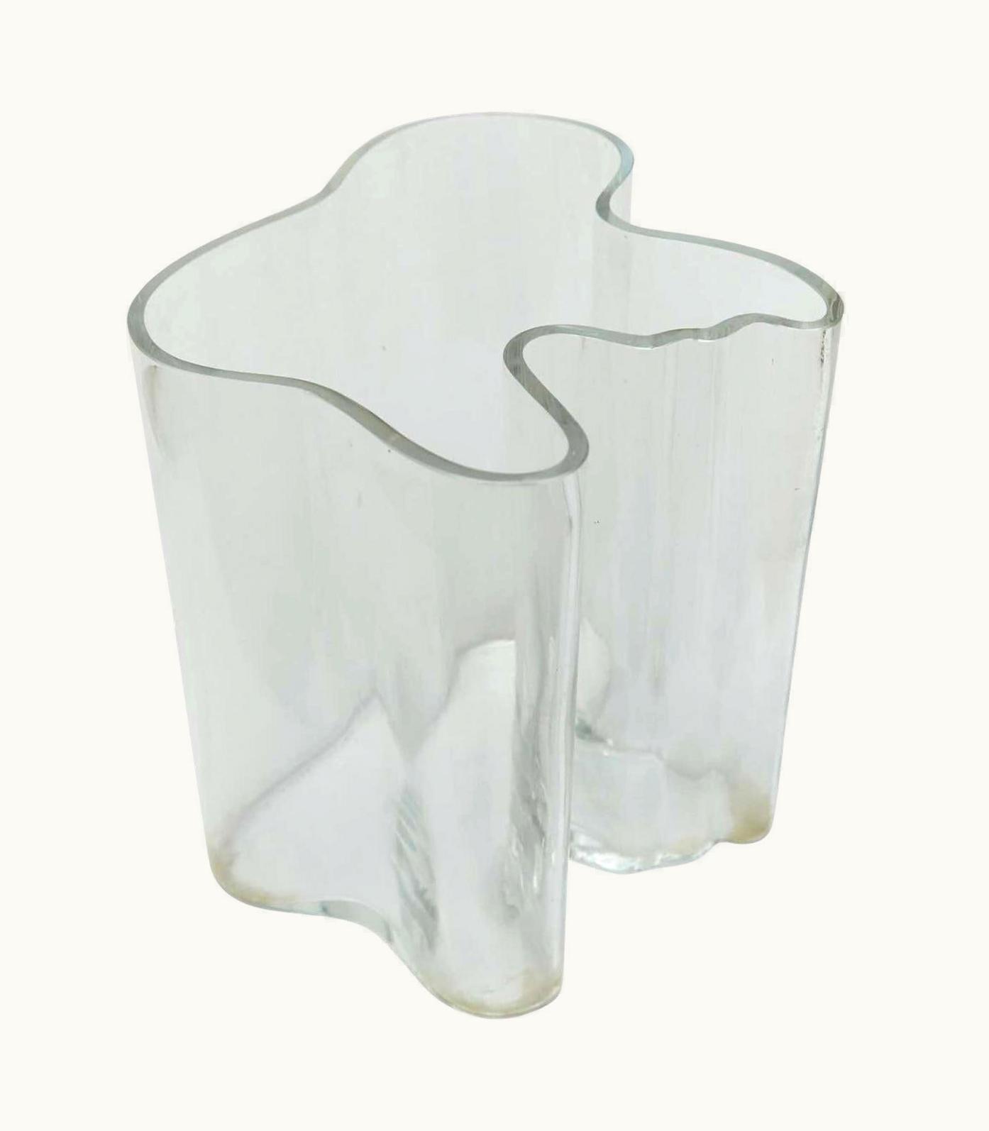 Alvar Aalto Alvar Aalto High Glass Bowl Savoy High, Circa 1960
