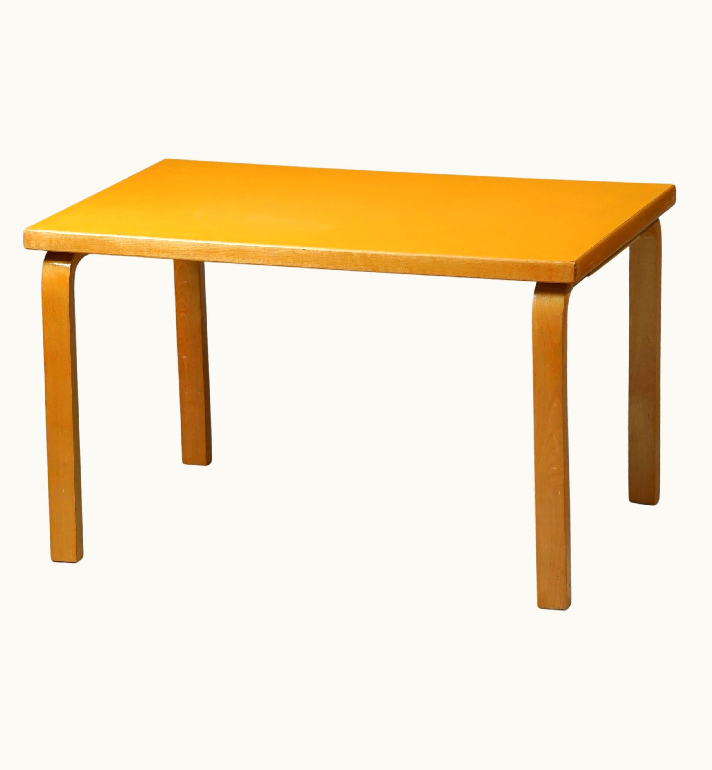 Alvar Aalto Alvar Aalto Rare Alvar Aalto Children's Table For Artek 1960s