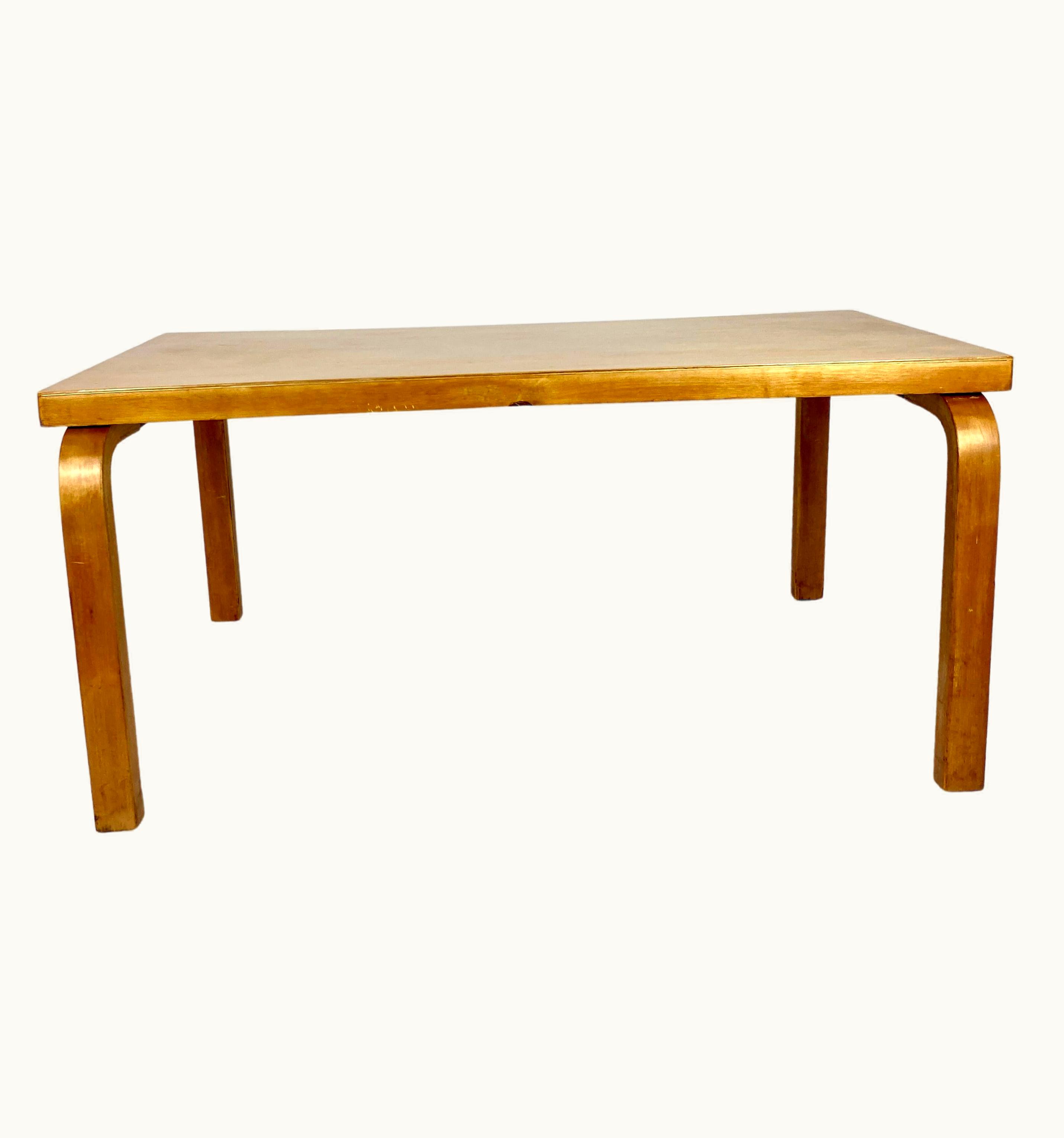Alvar Aalto Alvar Aalto 1930s Low Rectangular Coffee Table By Alvar Aalto For Finmar / P E Gane