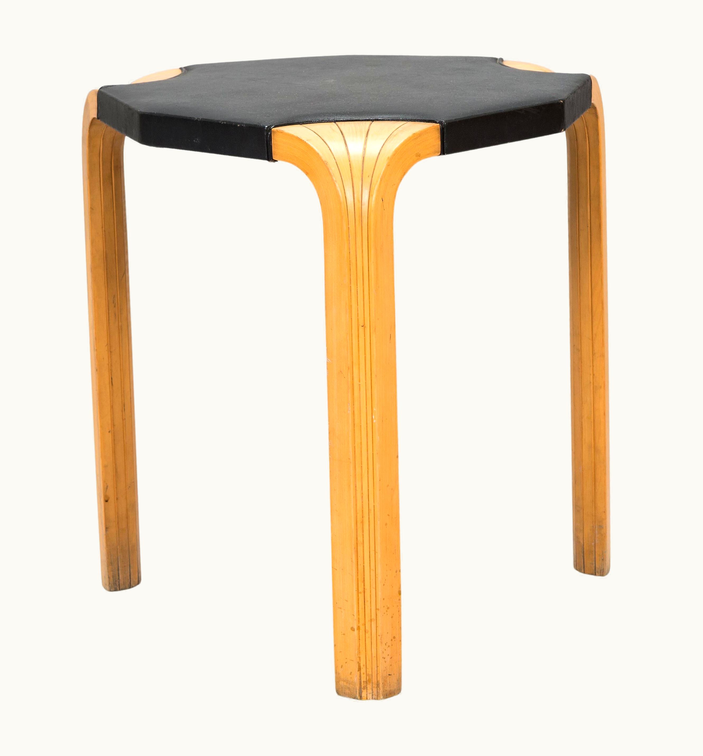 Alvar Aalto Alvar Aalto, Stool Model X602, O.Y. Huonekalu- Ja Rakennustyöt