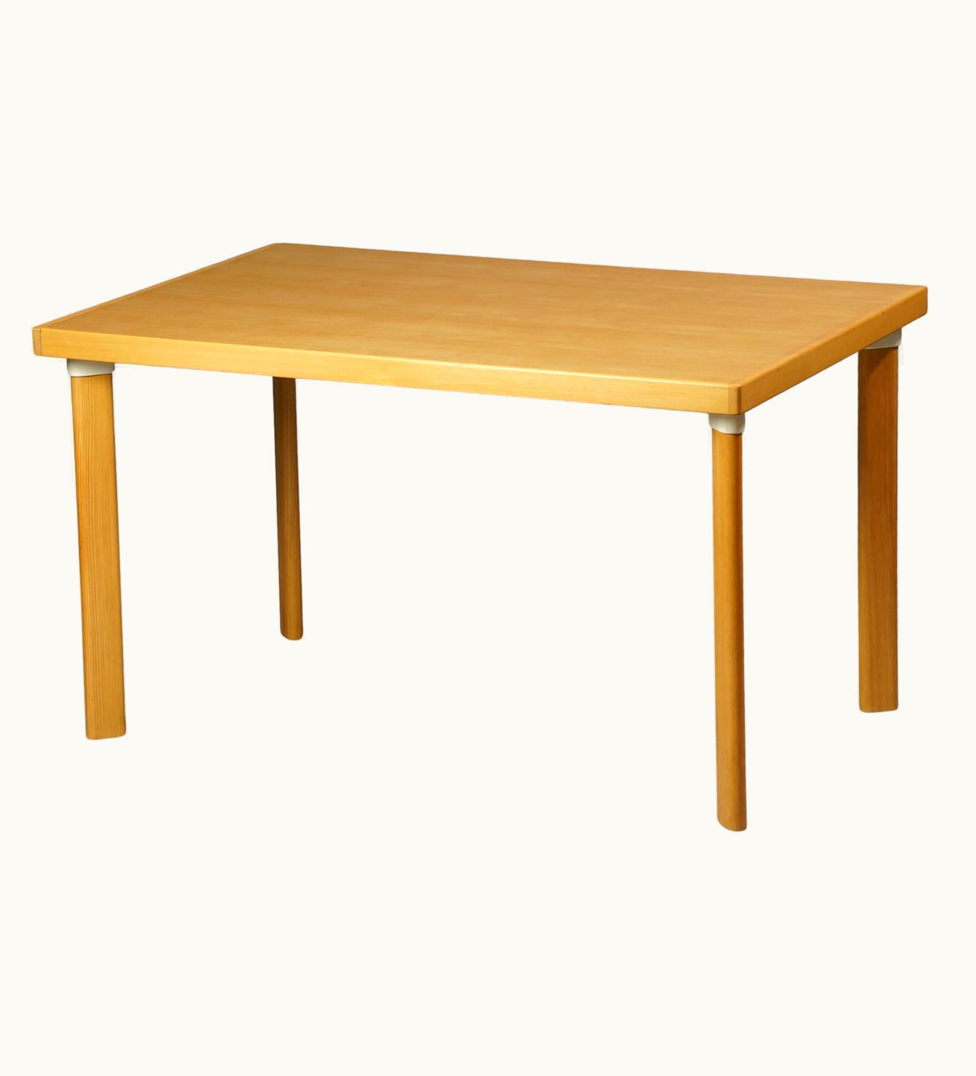 Alvar Aalto Alvar Aalto Rare Alvar Aalto Extension Dining Room Table For Artek, Mid 1900s
