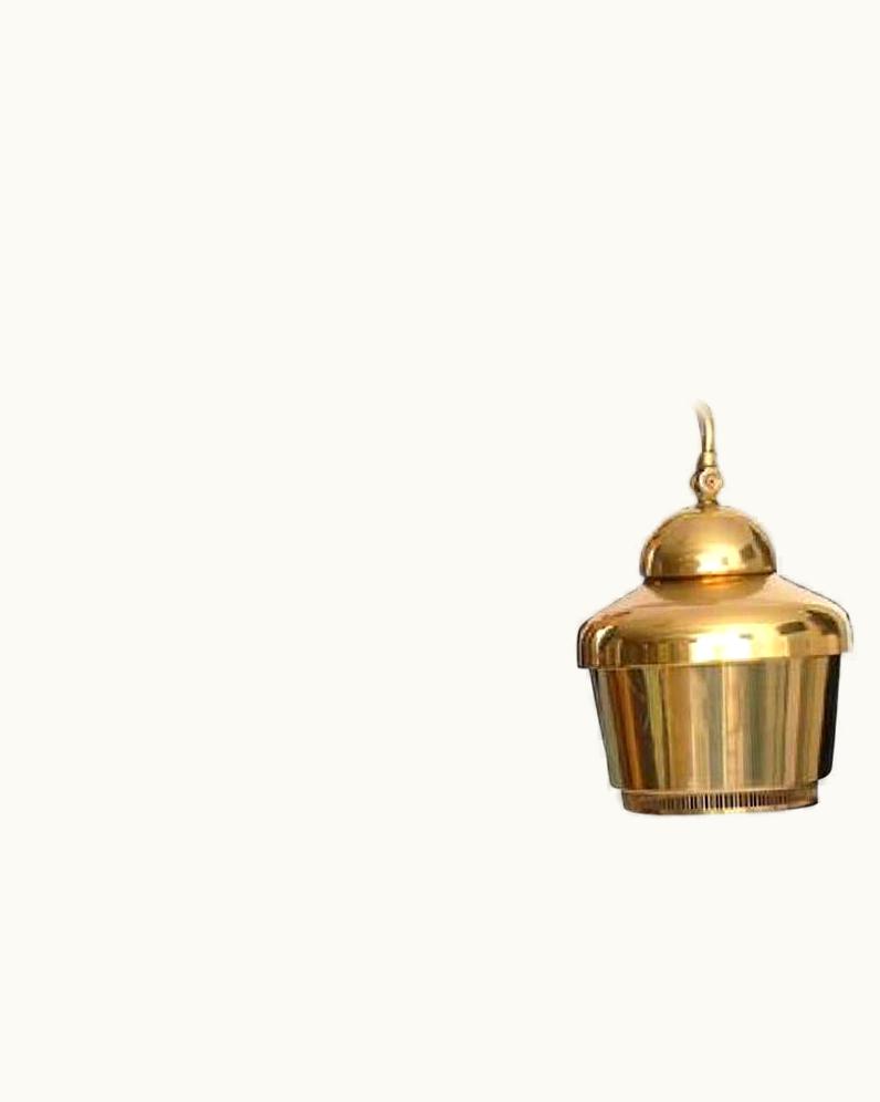 Alvar Aalto Alvar Aalto Rare Alvar Aalto Adjustable Wall Lamp In Brass