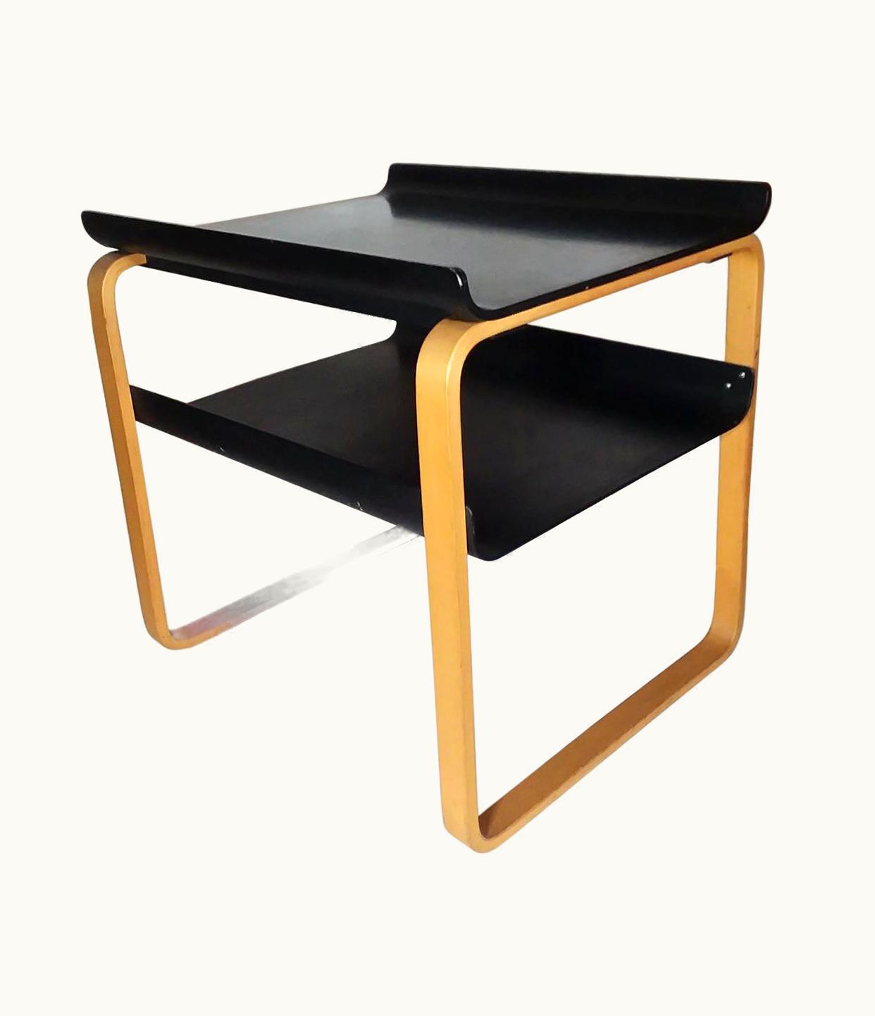 Alvar Aalto Alvar Aalto Elegant Bentwood Side Table By Alvar Aalto