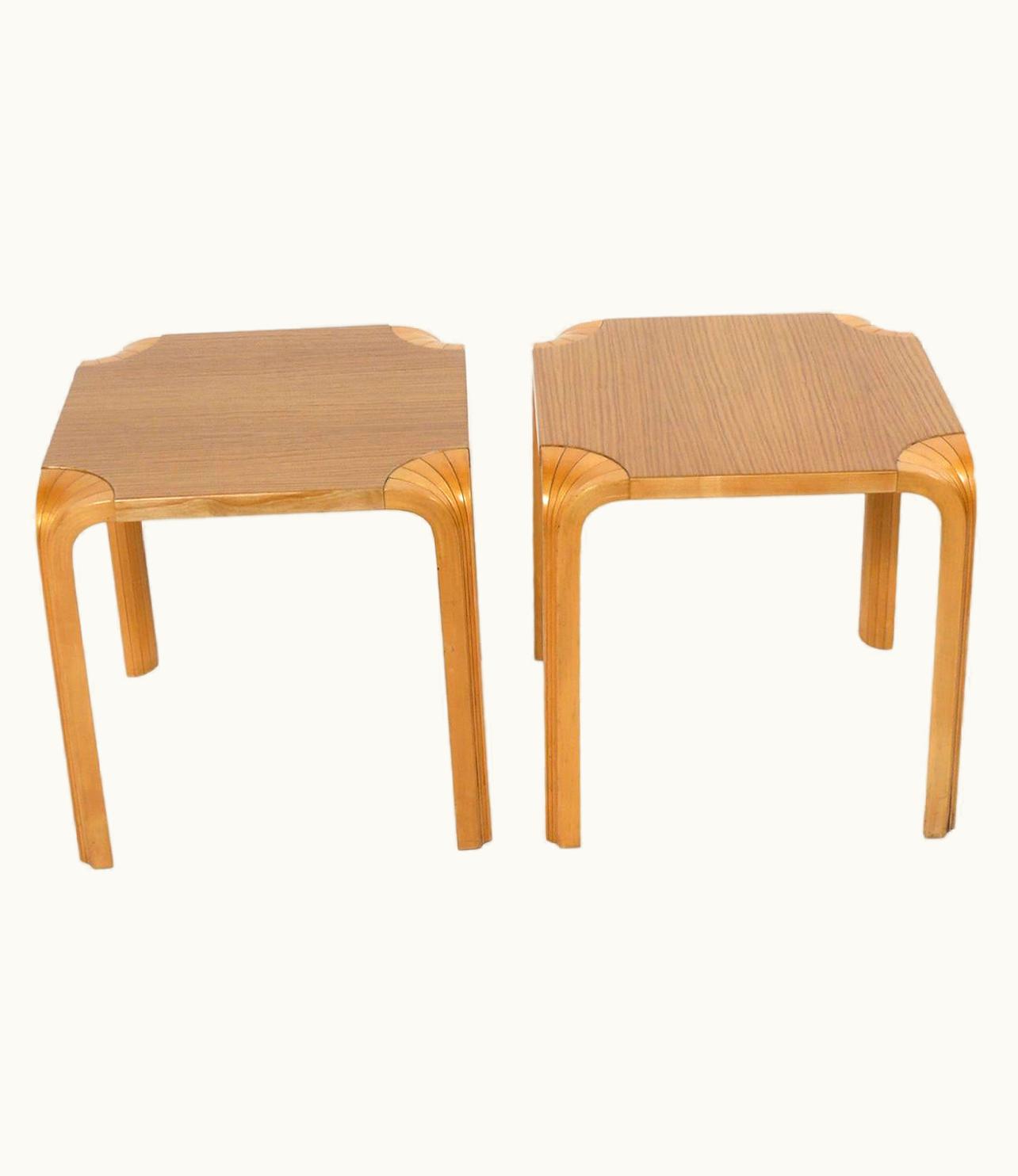 Alvar Aalto Alvar Aalto End Tables Or Nightstands