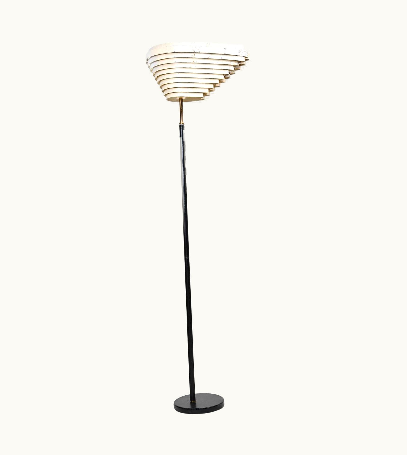 Alvar Aalto Alvar Aalto Floor Lamp, Circa 1954 'Angel Wing'
