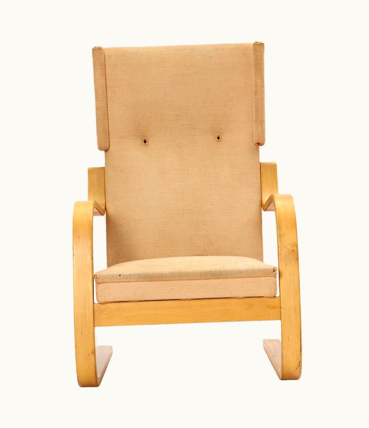 Alvar Aalto Alvar Aalto Birch Wingback Lounge Chair By Alvar Aalto For Artek