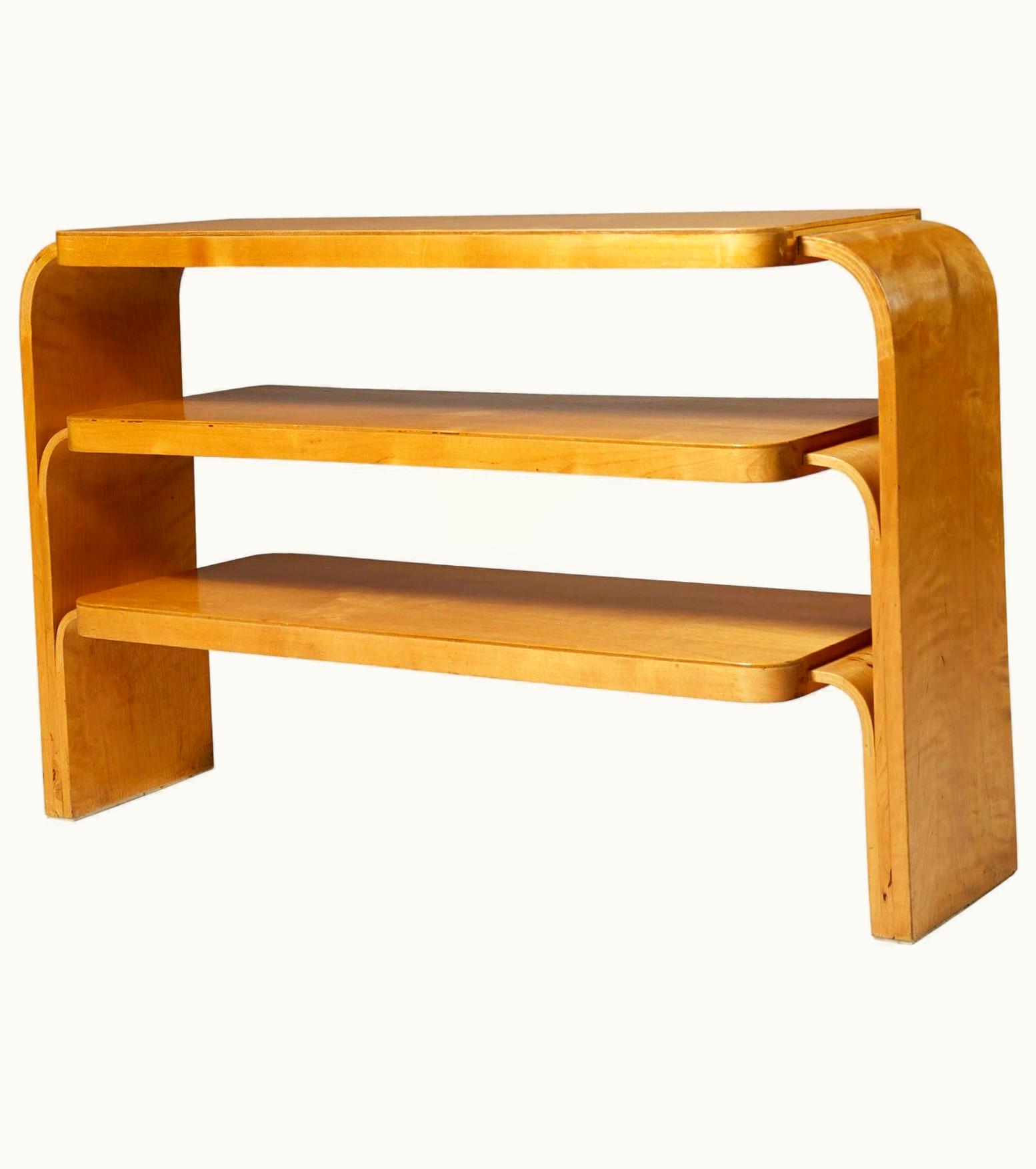 Alvar Aalto Alvar Aalto Rare Shelf Designed By Alvar Aalto For Hedemora, Sweden, 1933