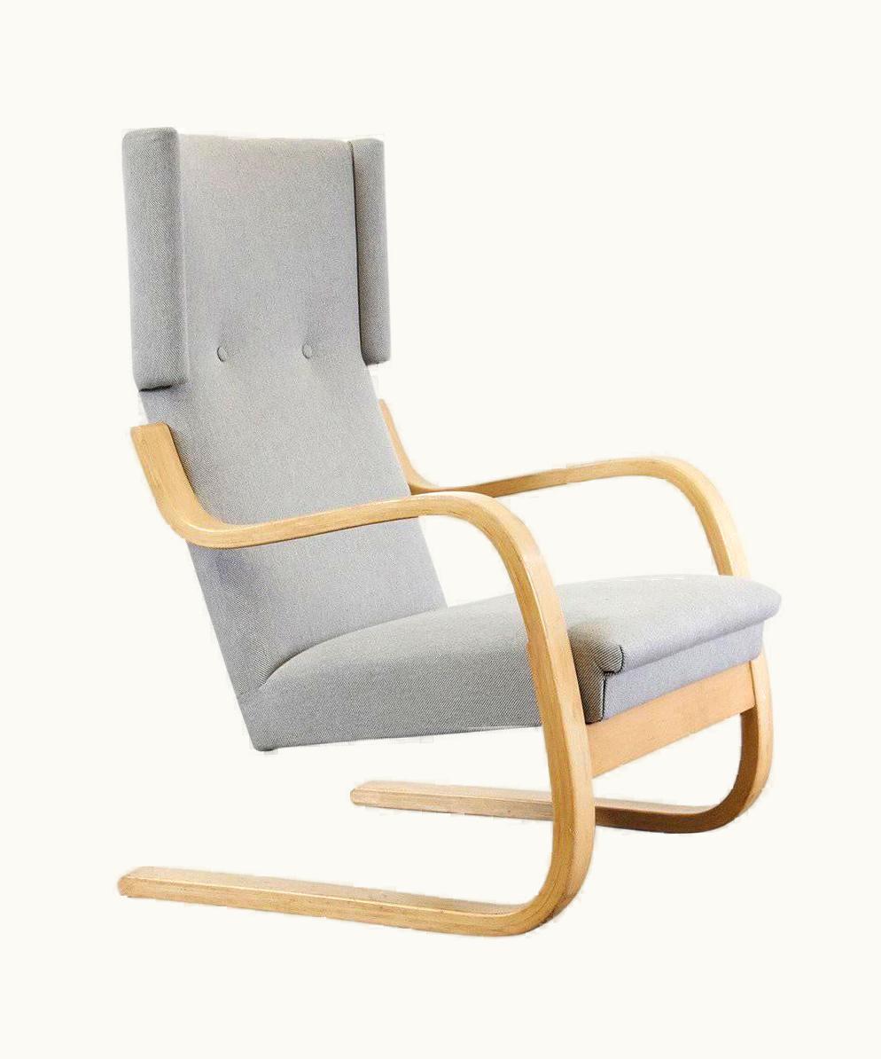 Alvar Aalto Alvar Aalto Wingback Lounge Chair, Circa 1950