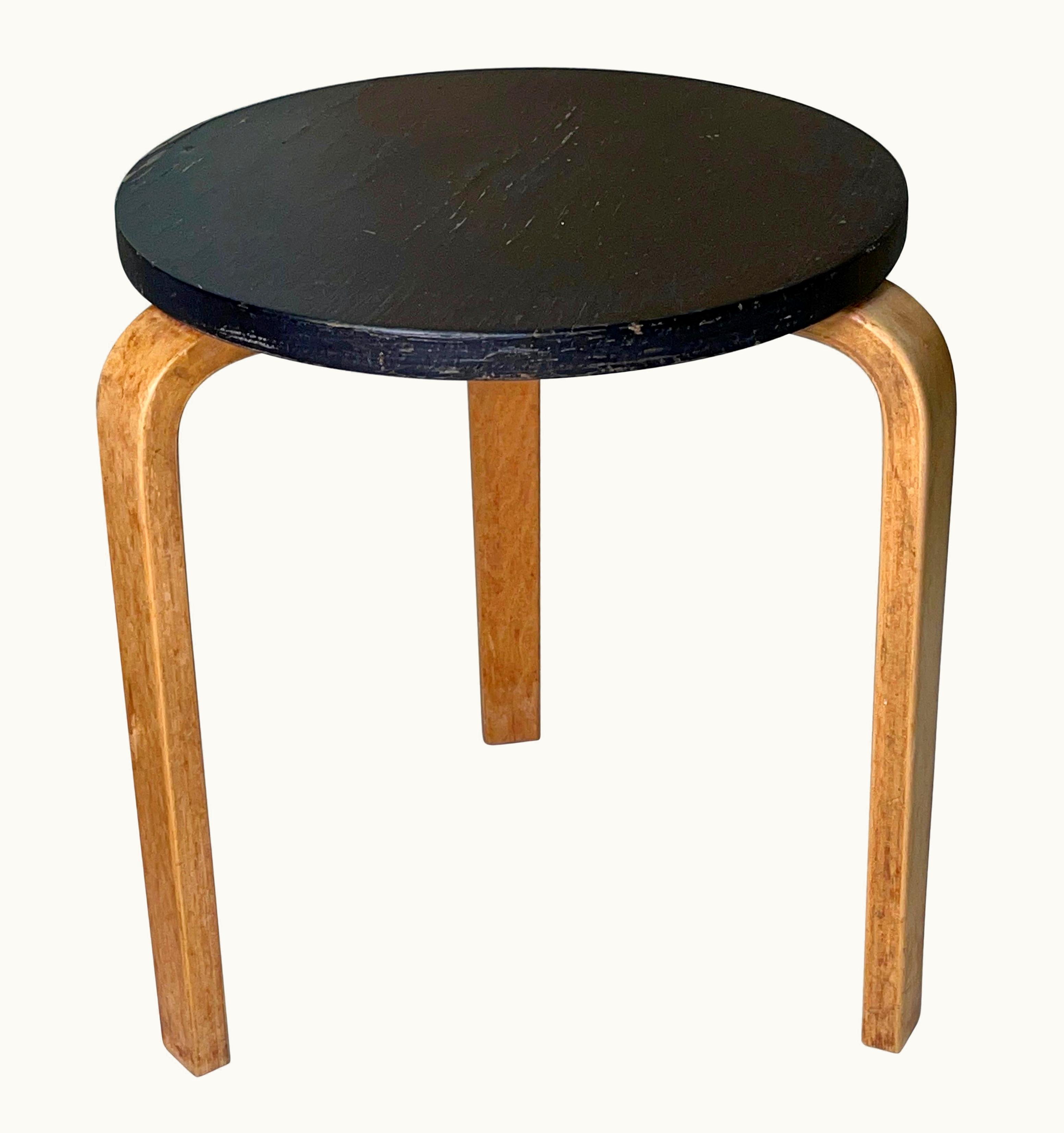 Alvar Aalto Alvar Aalto Alvar Alto Model 60 Stacking Stool, Finland