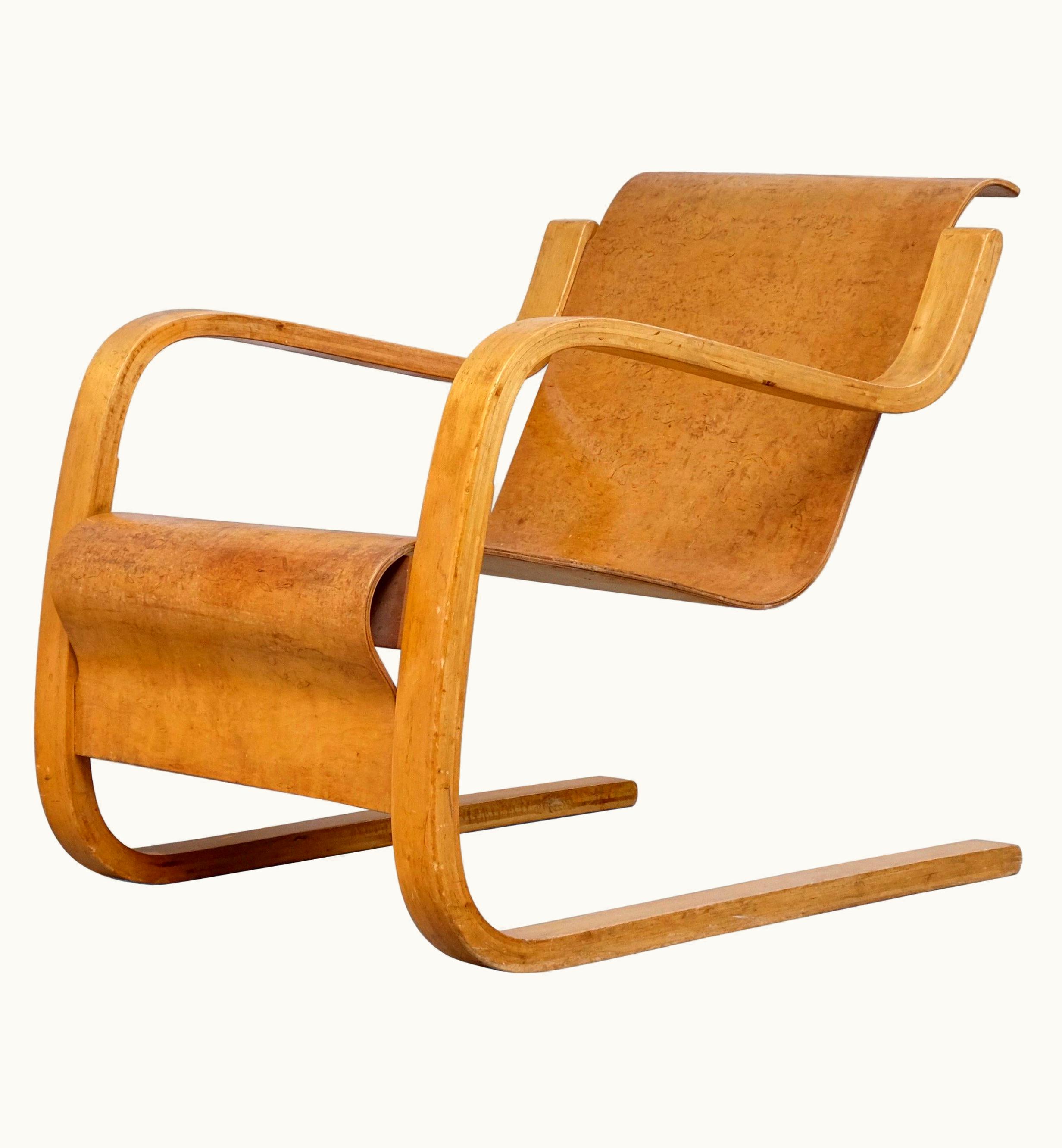 Alvar Aalto Alvar Aalto Rare Alvar Aalto Armchair No. 31, Early Example, Circa 1934