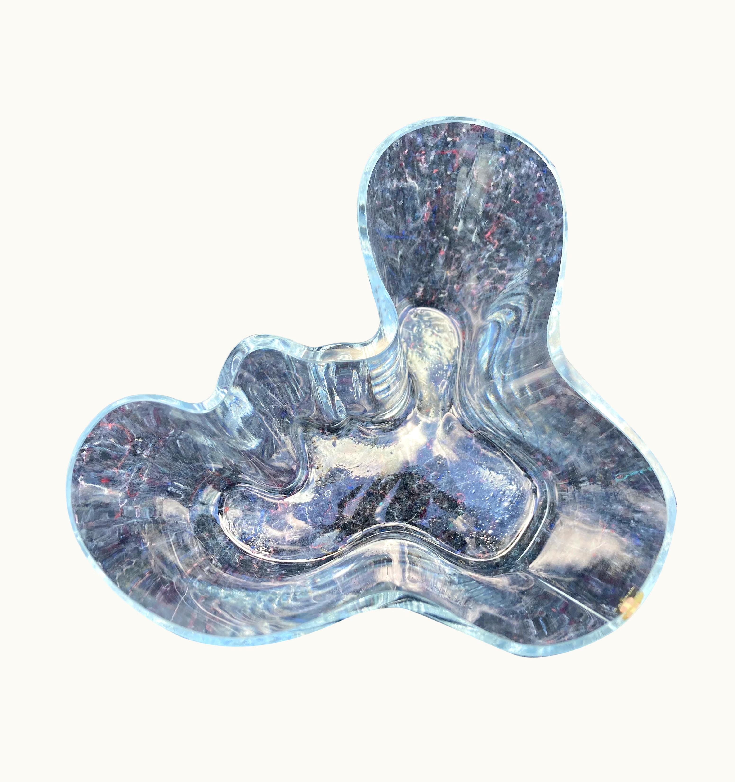 Alvar Aalto Alvar Aalto Vintage Hand Signed Clear 3030 IIttala Alvar Aalto Savoy Vase