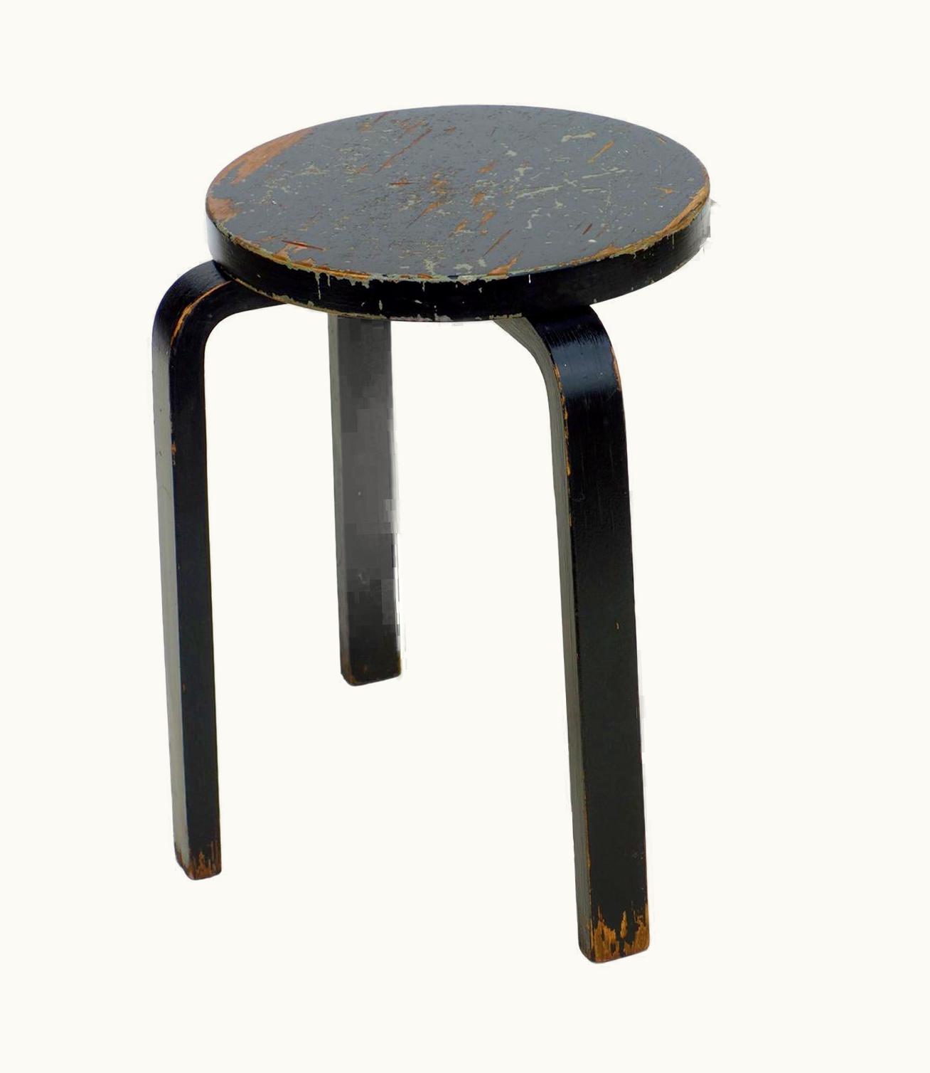 Alvar Aalto Alvar Aalto 1930s Alvar Aalto For Finmar Artek Finland Design E60 Stool First Edition