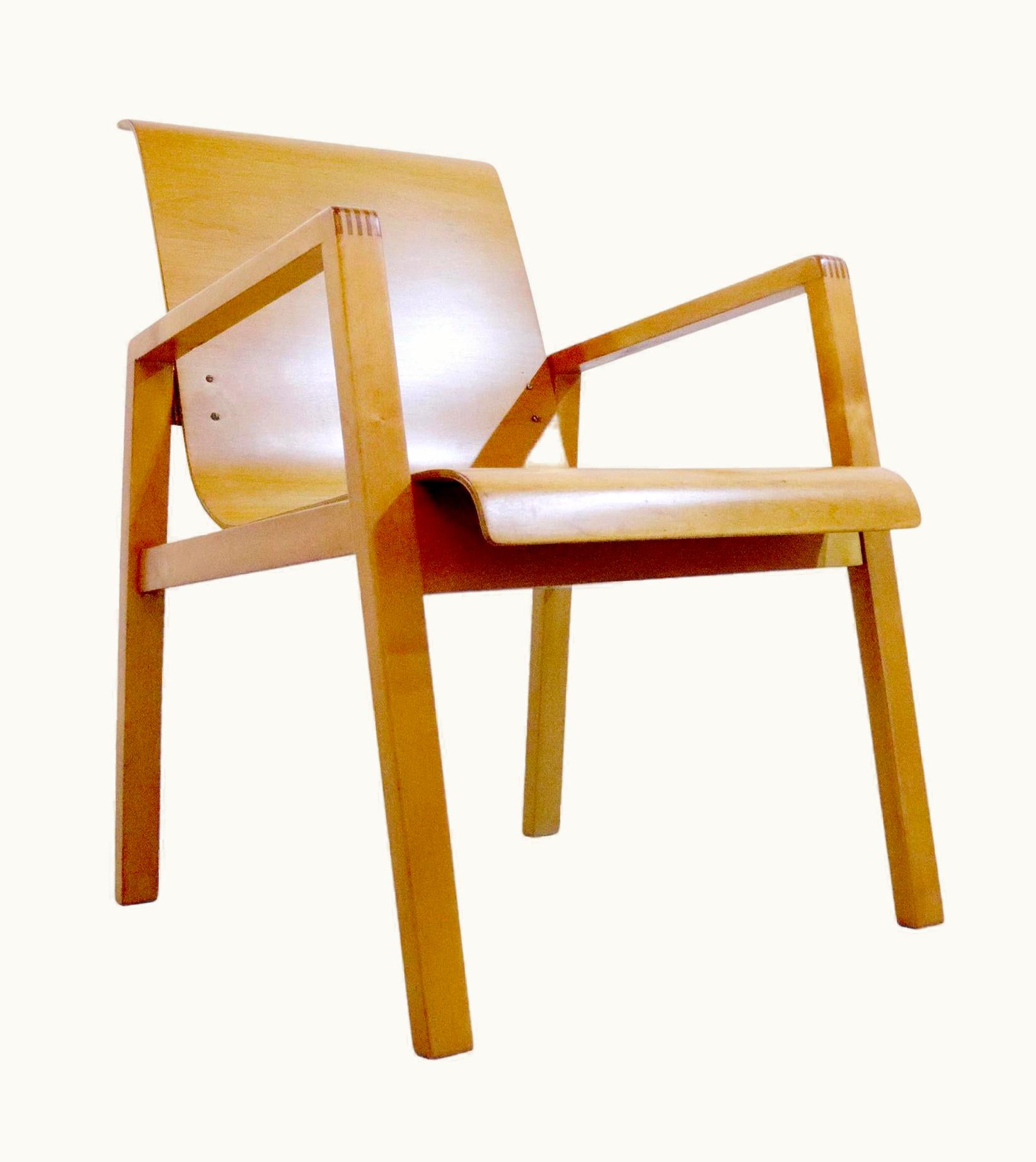 Alvar Aalto Alvar Aalto Hallway Chair, Model No.403, Finmar 1930's