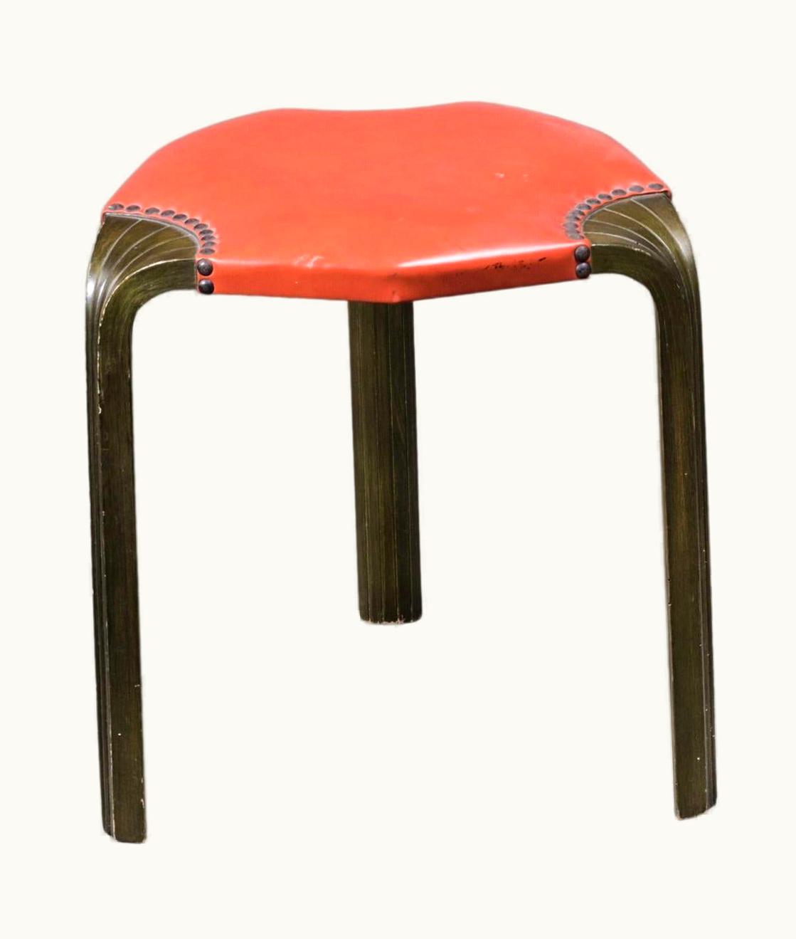 Alvar Aalto Alvar Aalto X600 Tomato Stool By Alvar Aalto For Artek, 1950s