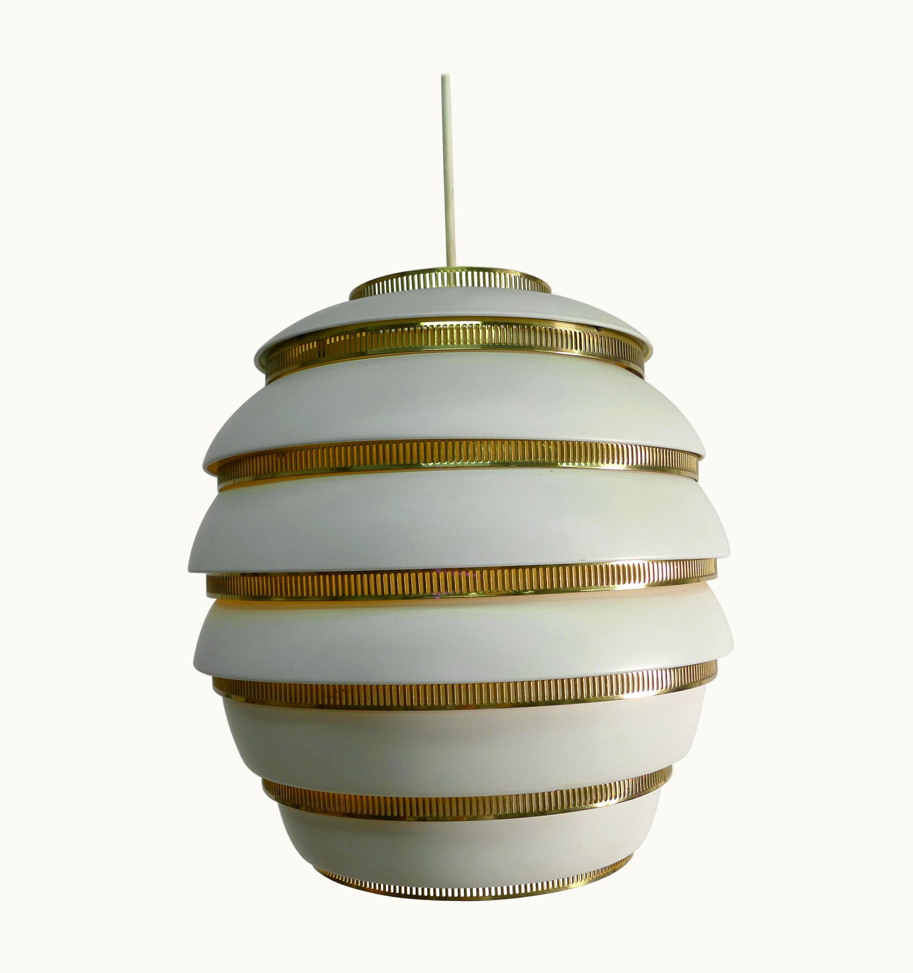 Alvar Aalto Alvar Aalto, Original Production Larger Size Beehive Lamp, Valaistustyo Ky